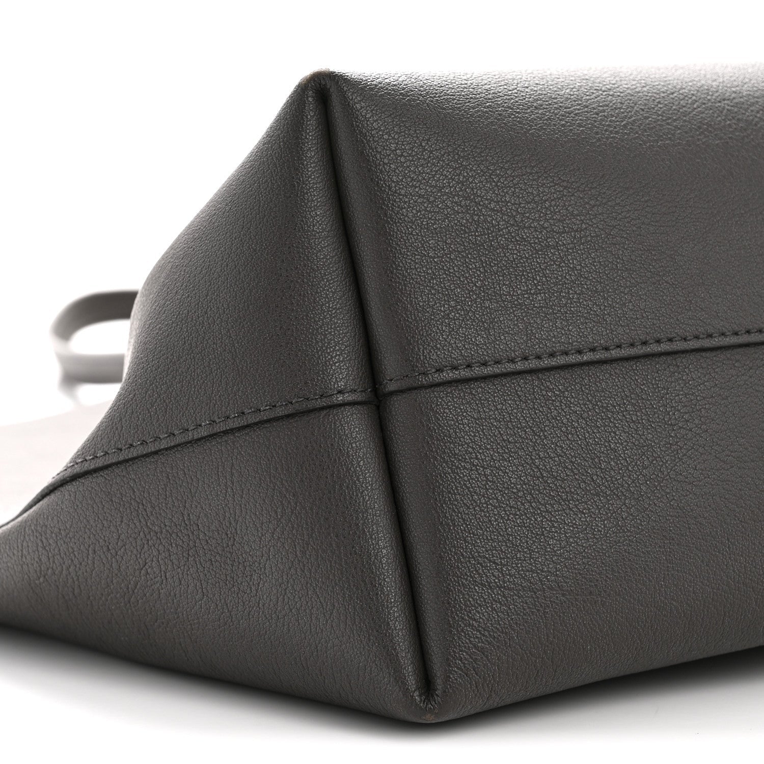 Calfskin Large Shopping Tote Asphalt