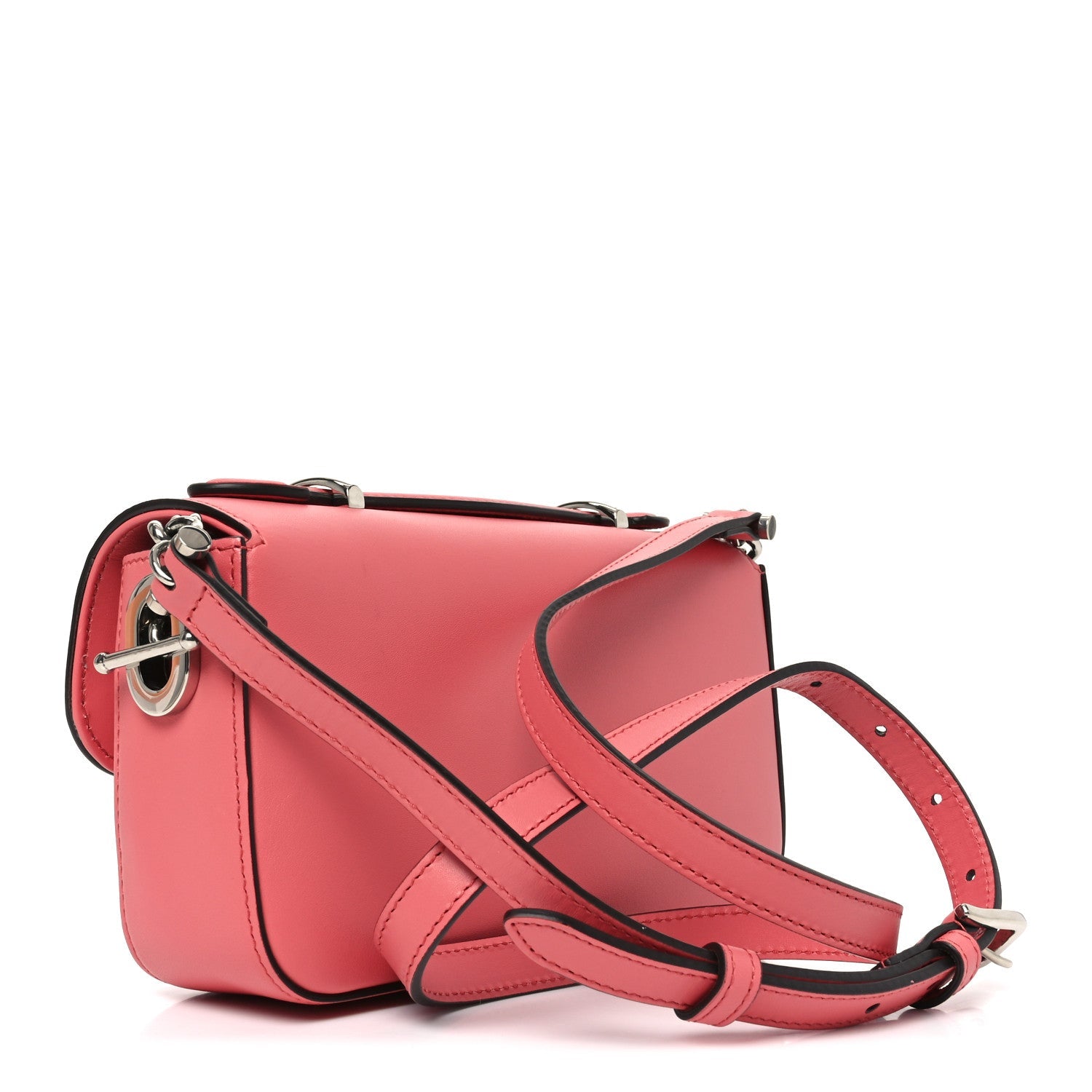 Senna Calfskin Petite GG Top Handle Shoulder Bag Pink