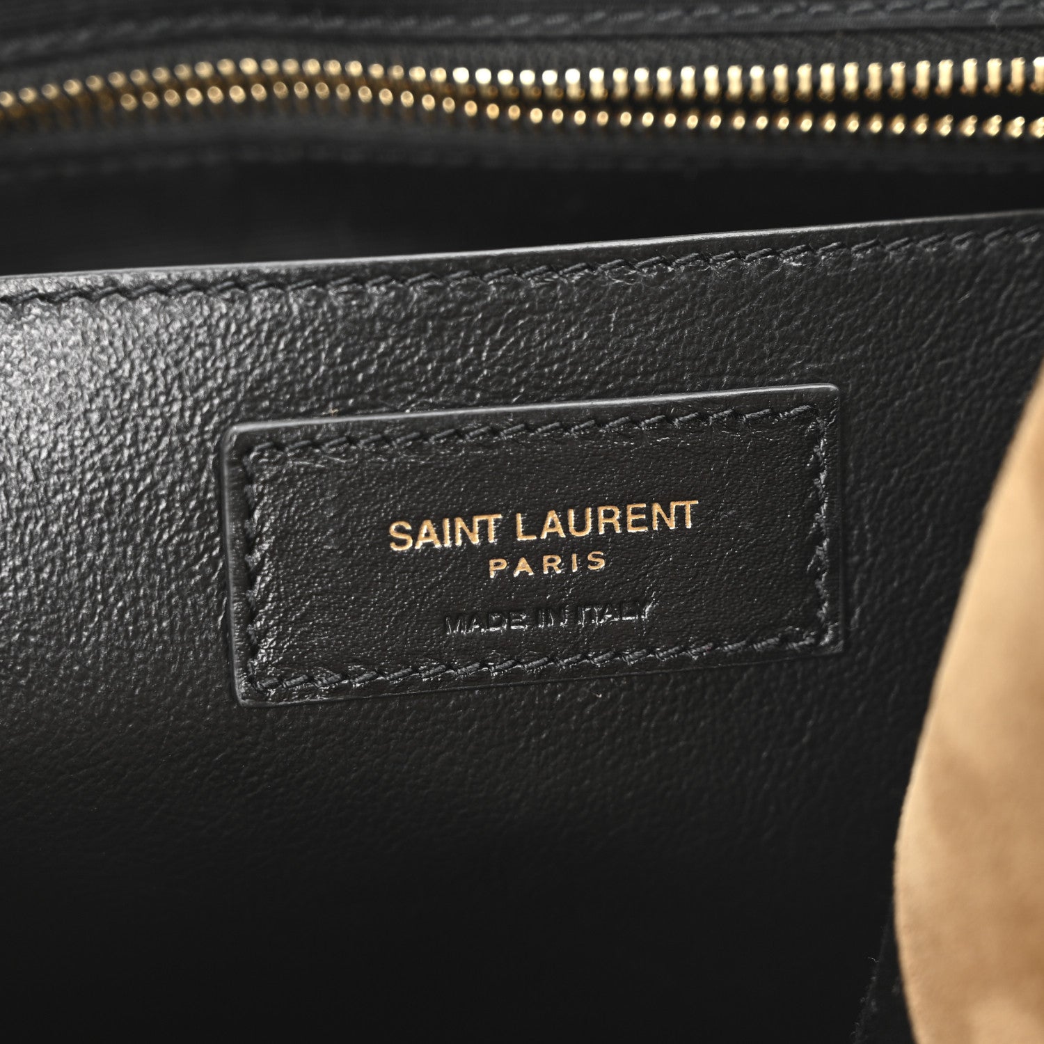 Suede Matelasse Monogram Medium Jamie 4.3 Golden Leaf