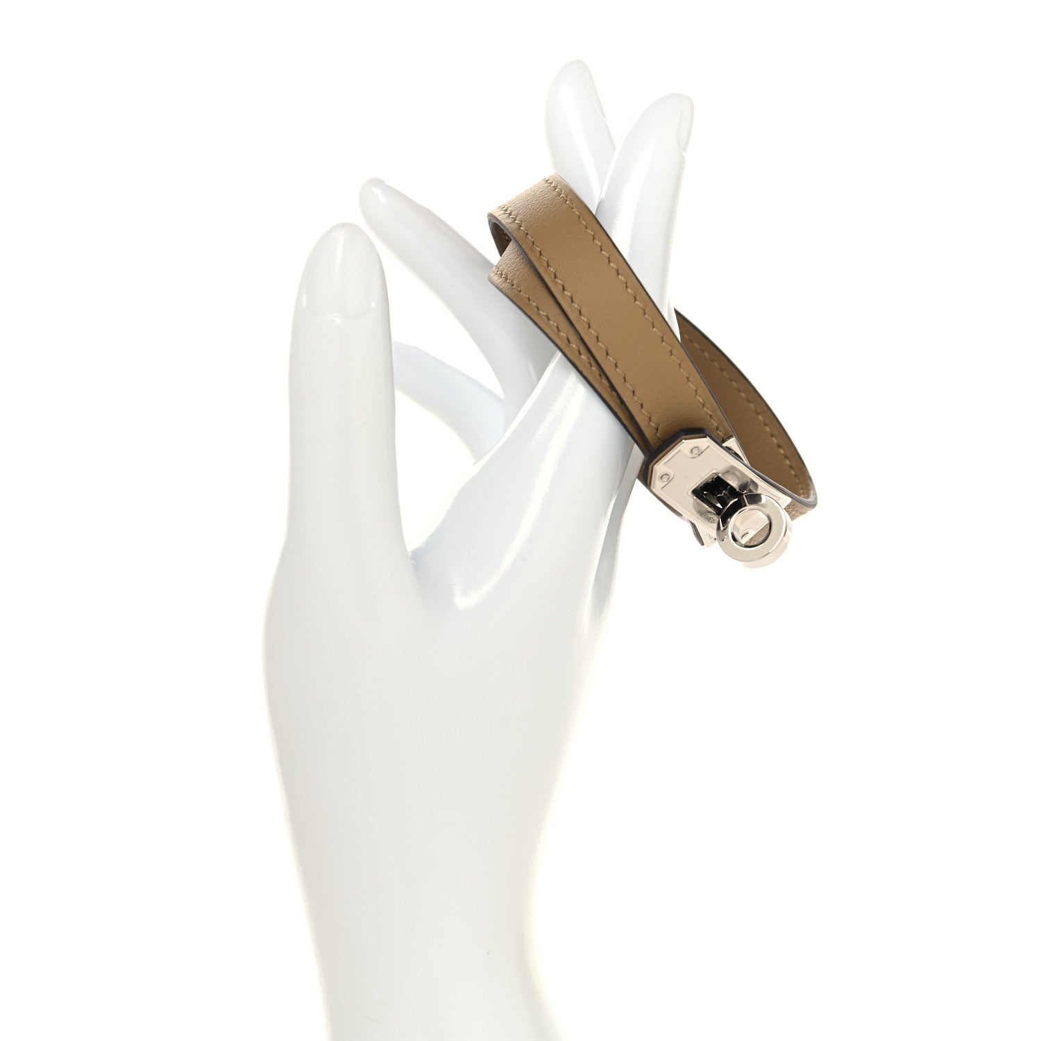 Swift Kelly Double Tour Bracelet Beige