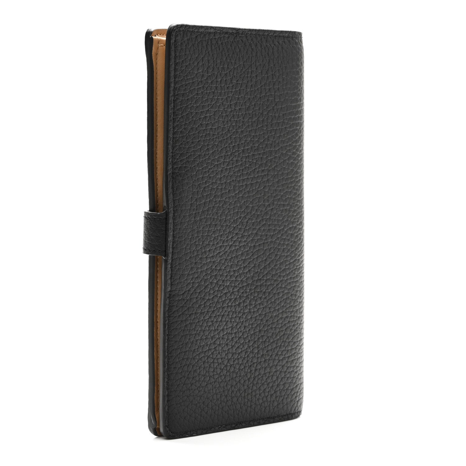 Taurillon LV Vertical Capucines Wallet Black Arizona