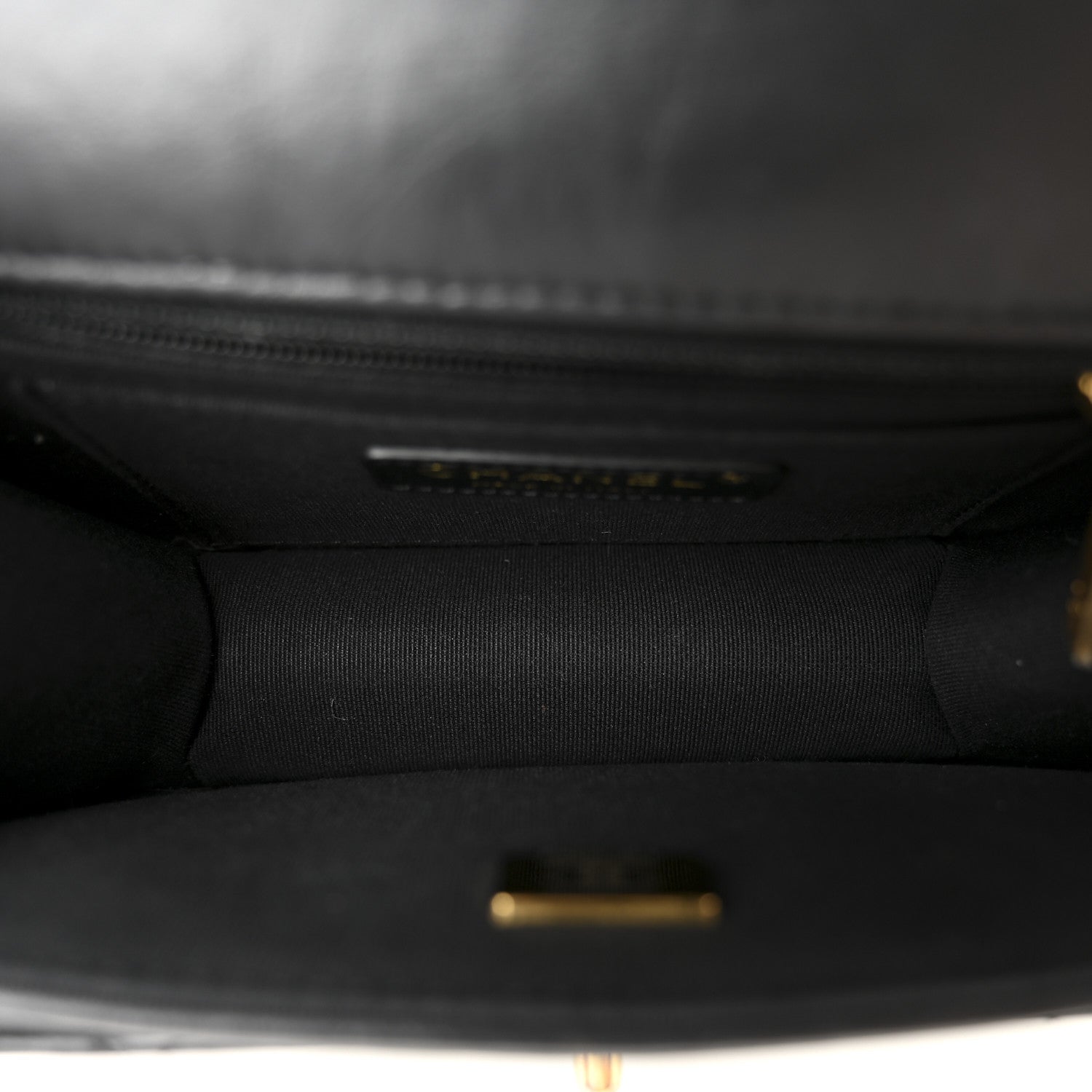 Aged Calfskin Quilted Double You Mini Flap Black