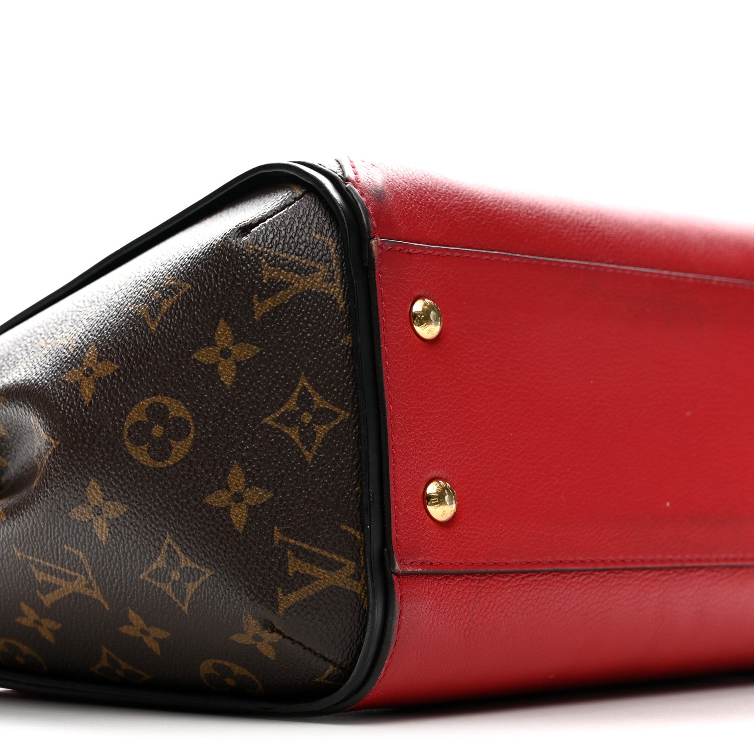 Calfskin Monogram Kimono Tote Cherry