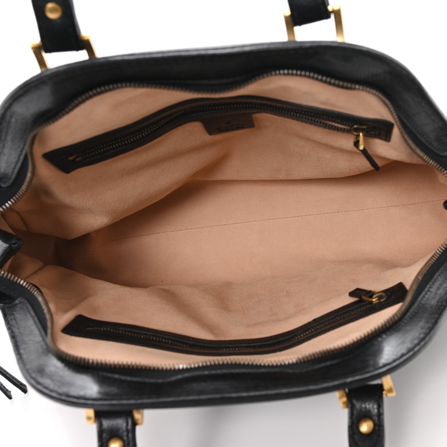 Calfskin Medium Re(Belle) Top Handle Bag Black