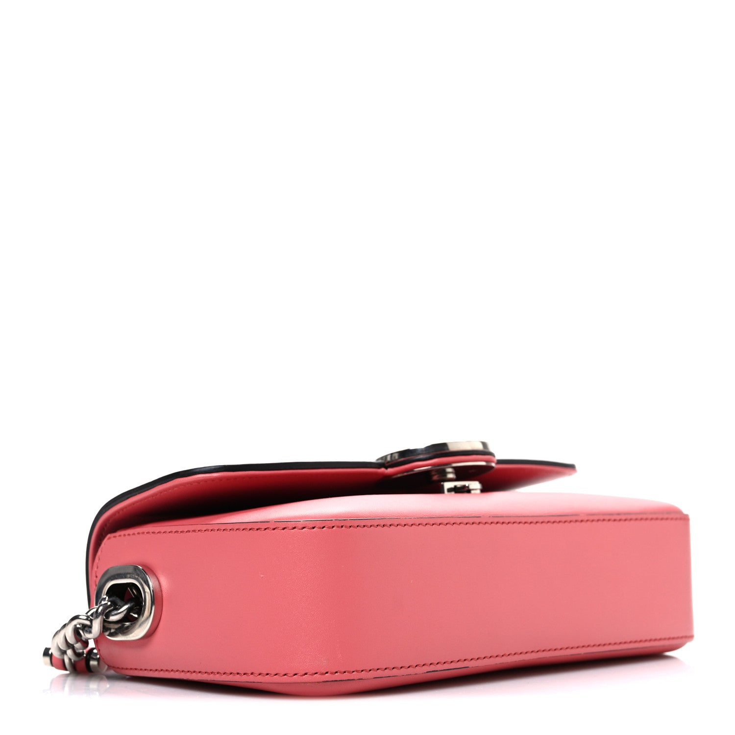 Senna Calfskin Petite GG Top Handle Shoulder Bag Pink