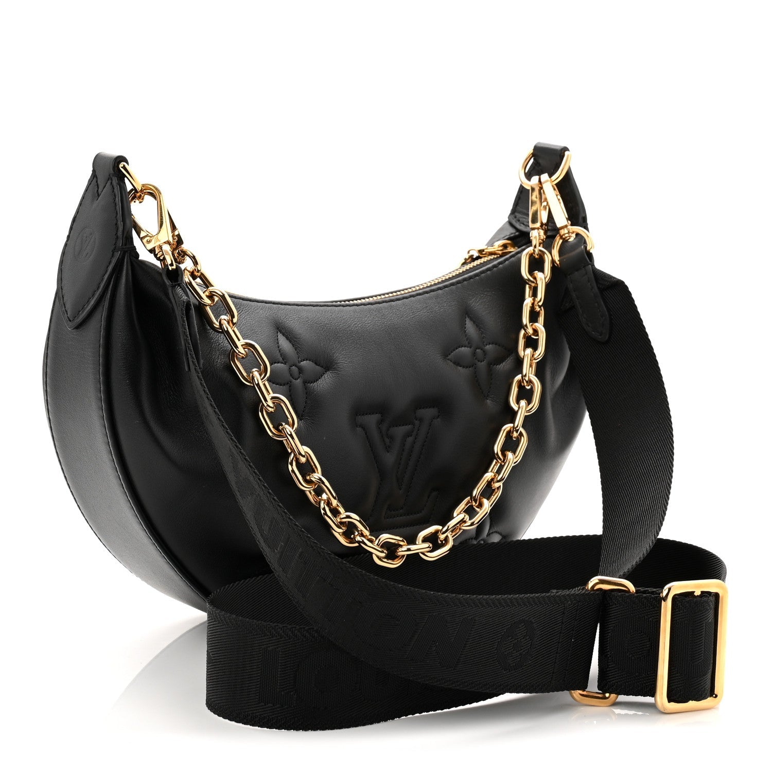 Calfskin Bubblegram Over The Moon Black