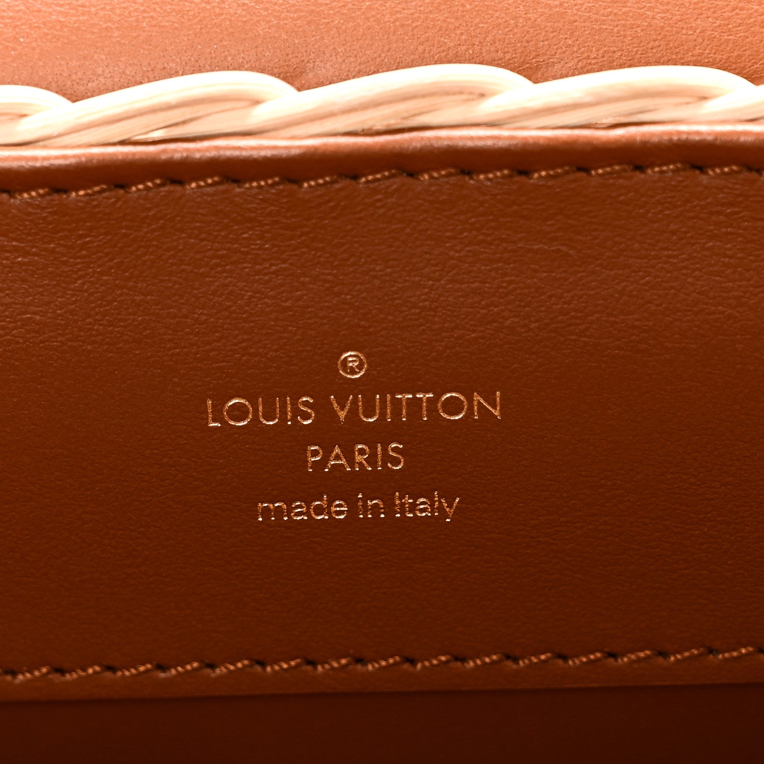 Rattan Calfskin Capucines BB Tan