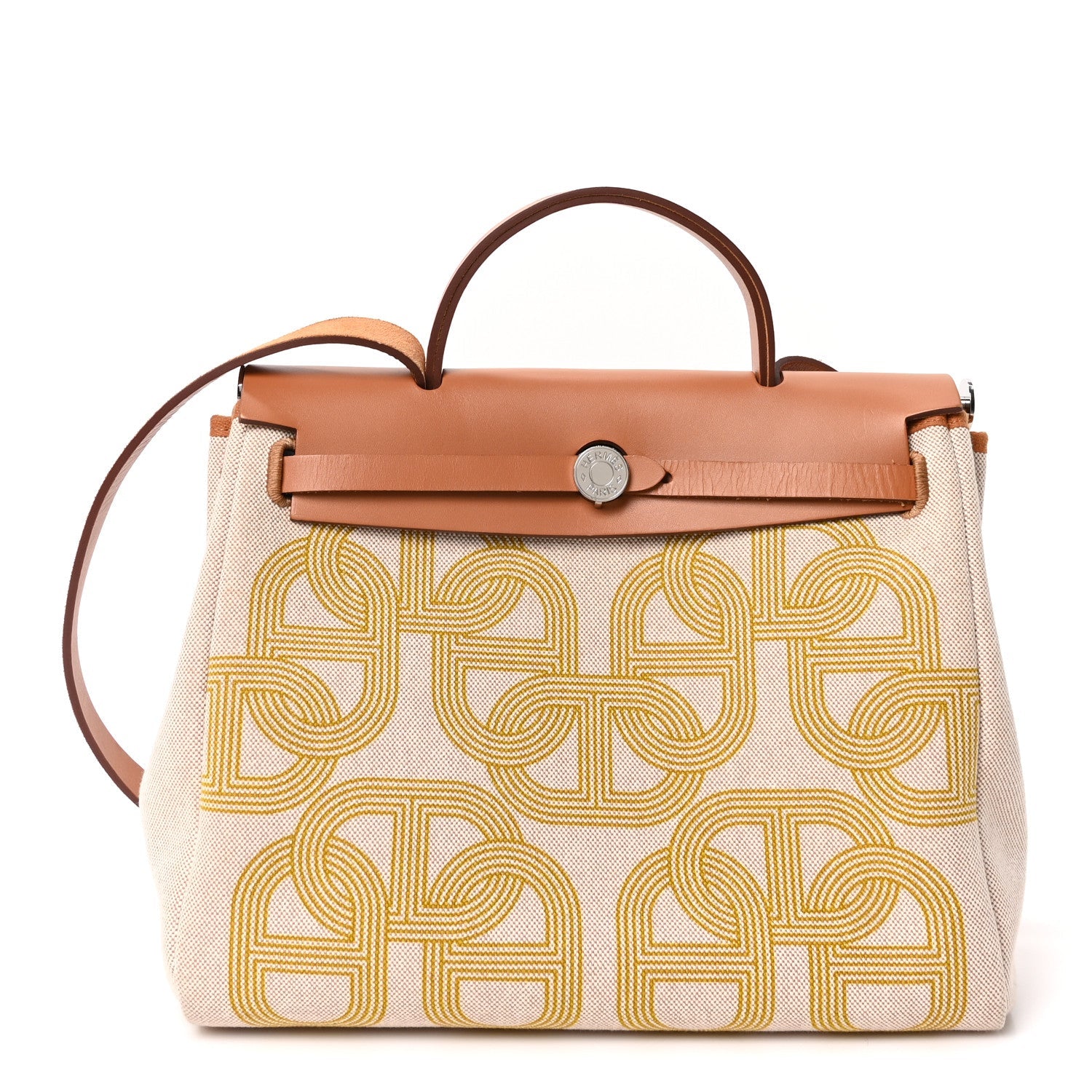 H Plume Canvas Vache Hunter Circuit 24 Herbag Zip Retourne 31 Ecru Jaune Natural