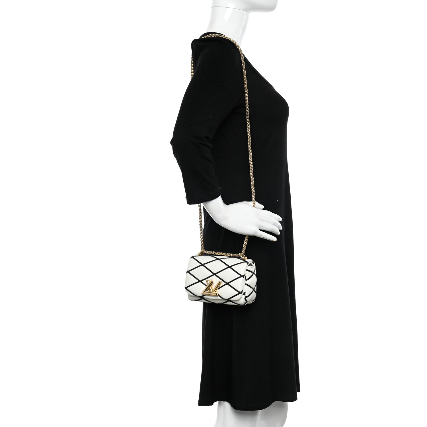 Lambskin Malletage Pico GO-14 White Black