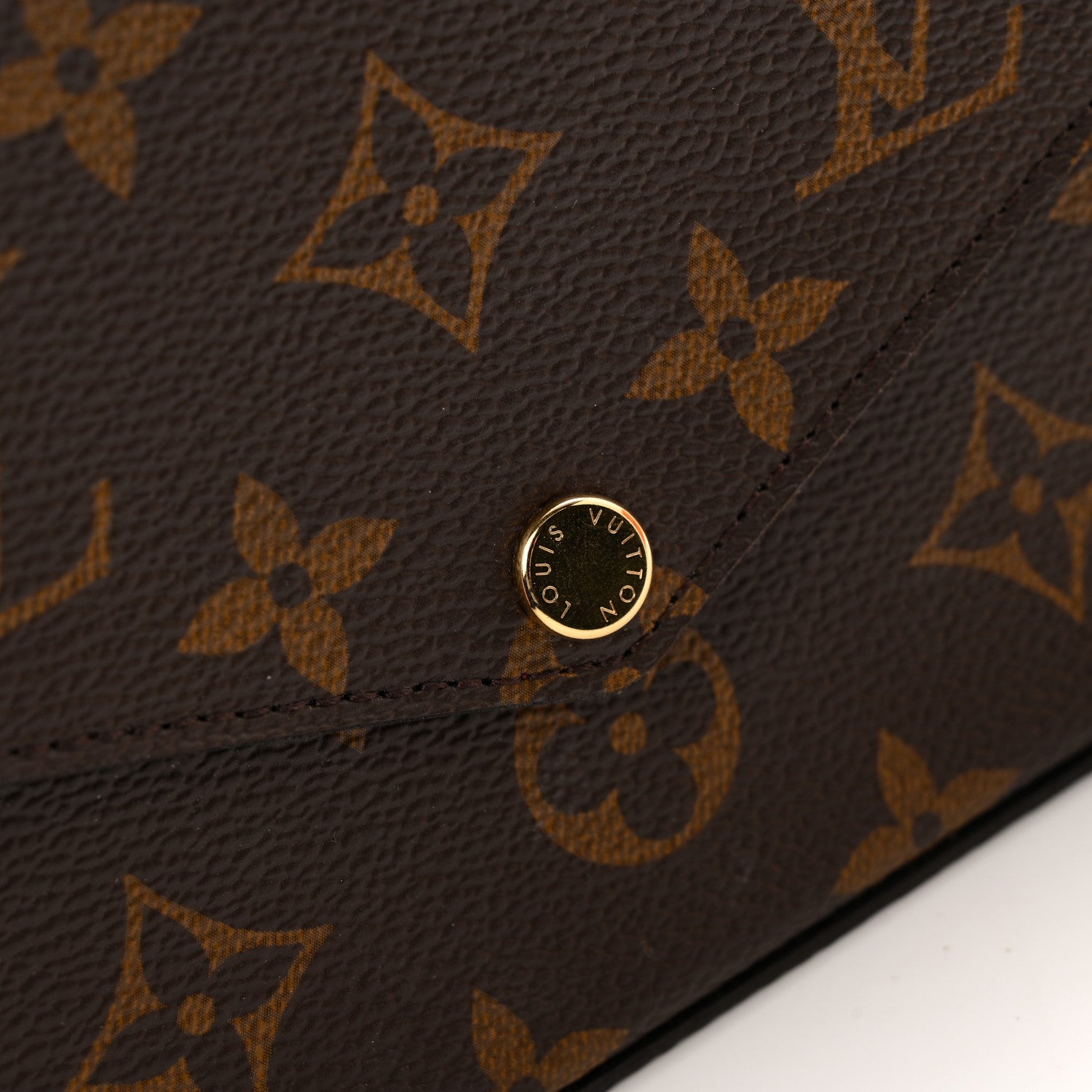 Monogram Pochette Felicie Chain Wallet Fuchsia