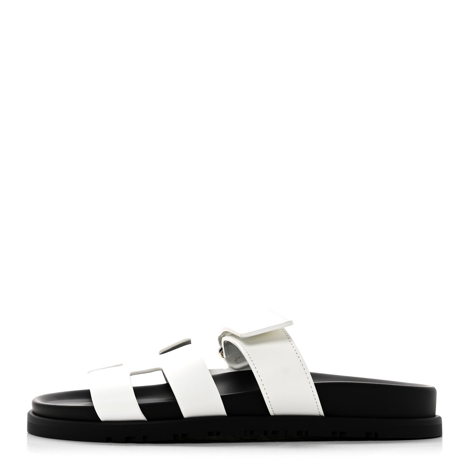 Calfskin Womens Chypre Sandals 37 White