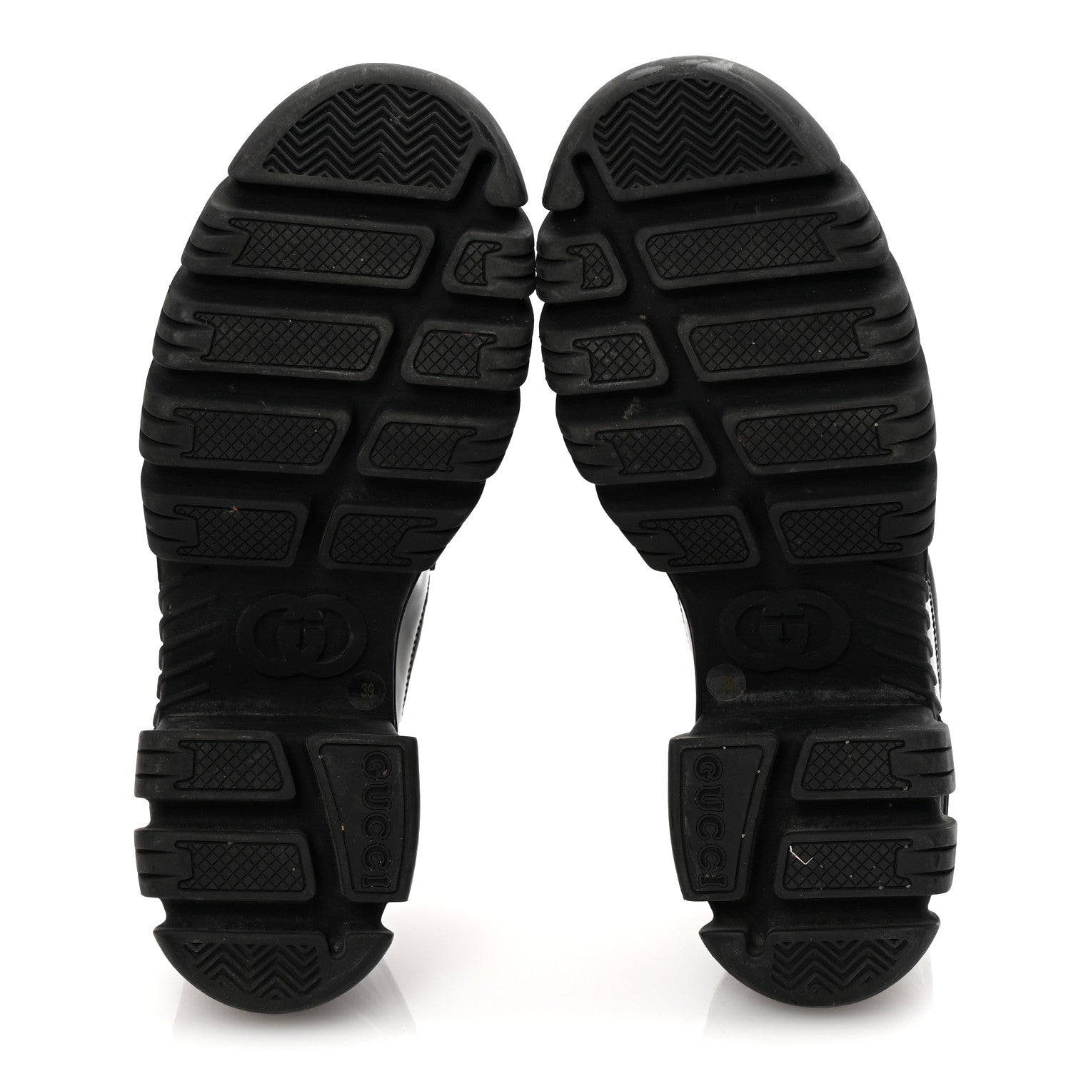 Magnum Calfskin Nappa Samoa Womens Horsebit Platform Chunky Lug Sole 40mm Loafers 39 Black
