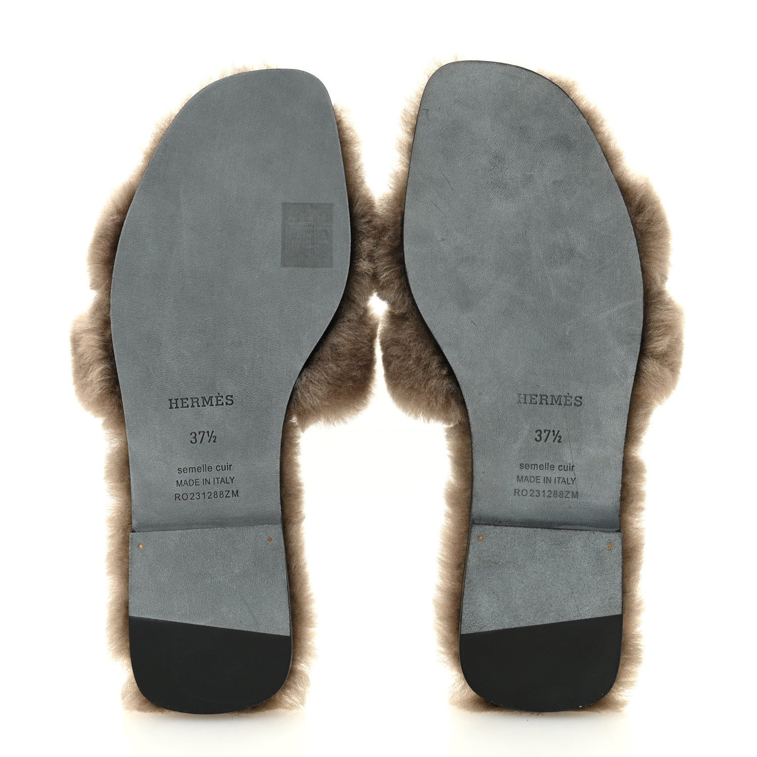 Woolskin Oran Sandals 37.5 Etoupe