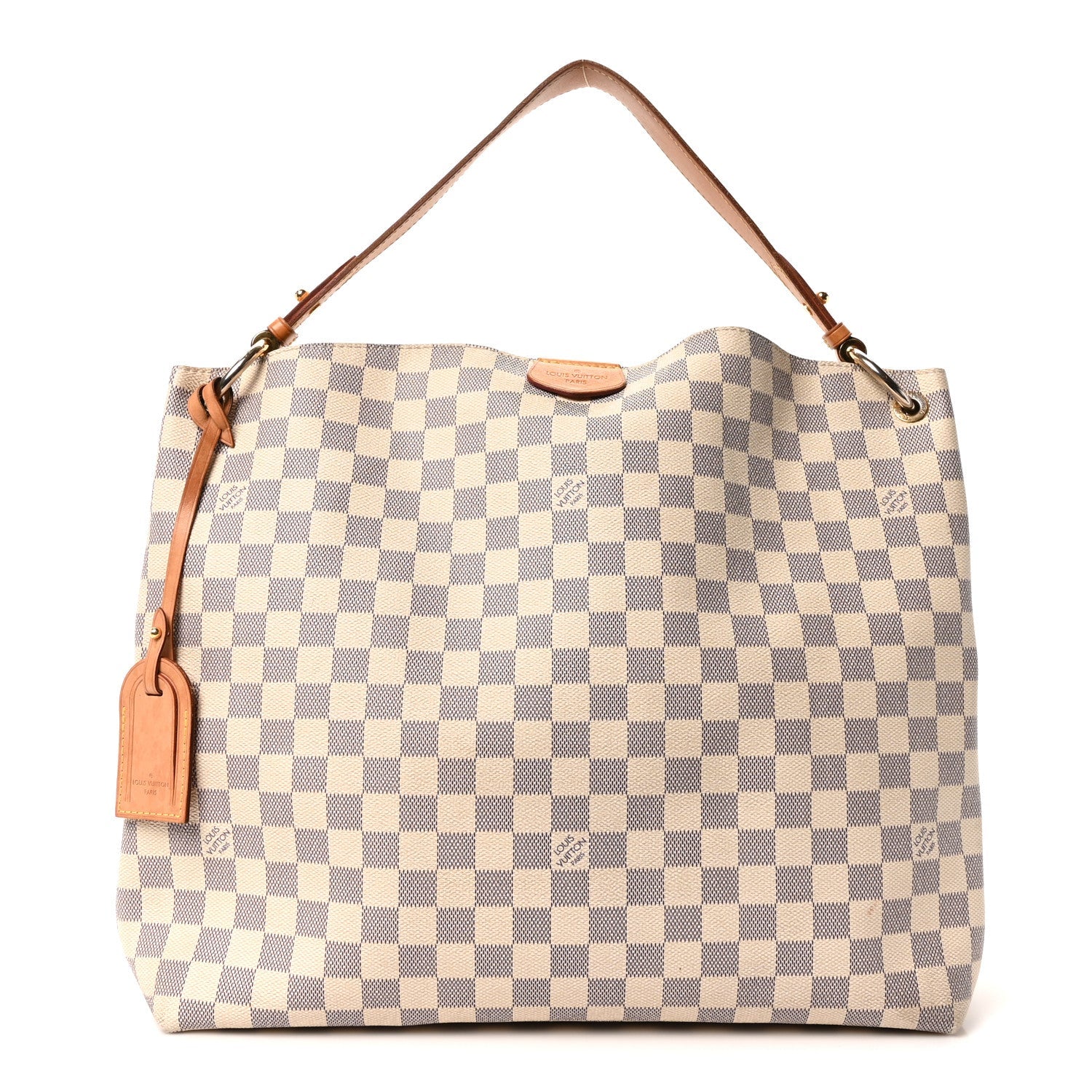 Damier Azur Graceful MM Rose Ballerine