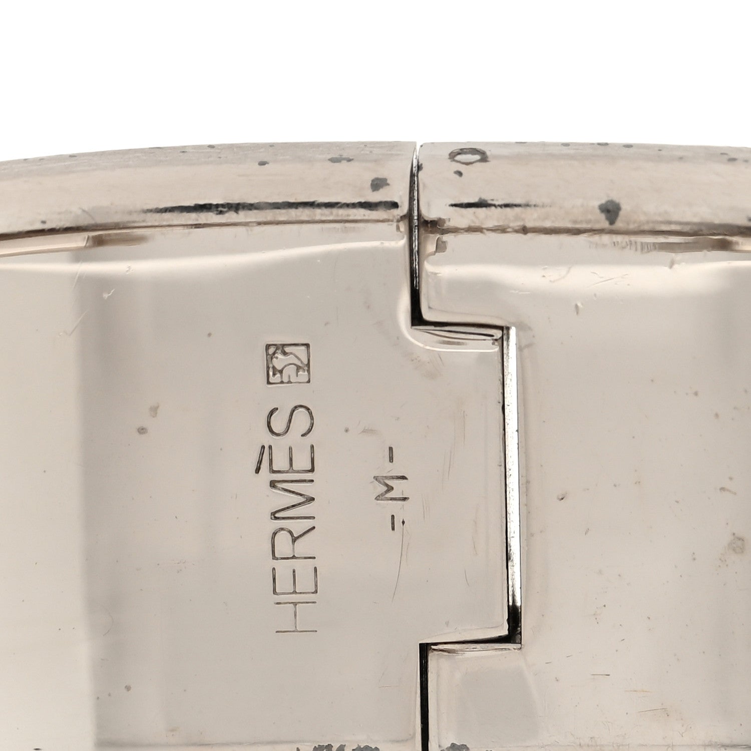 Enamel Wide Clic Clac H Bracelet PM Bois De Rose
