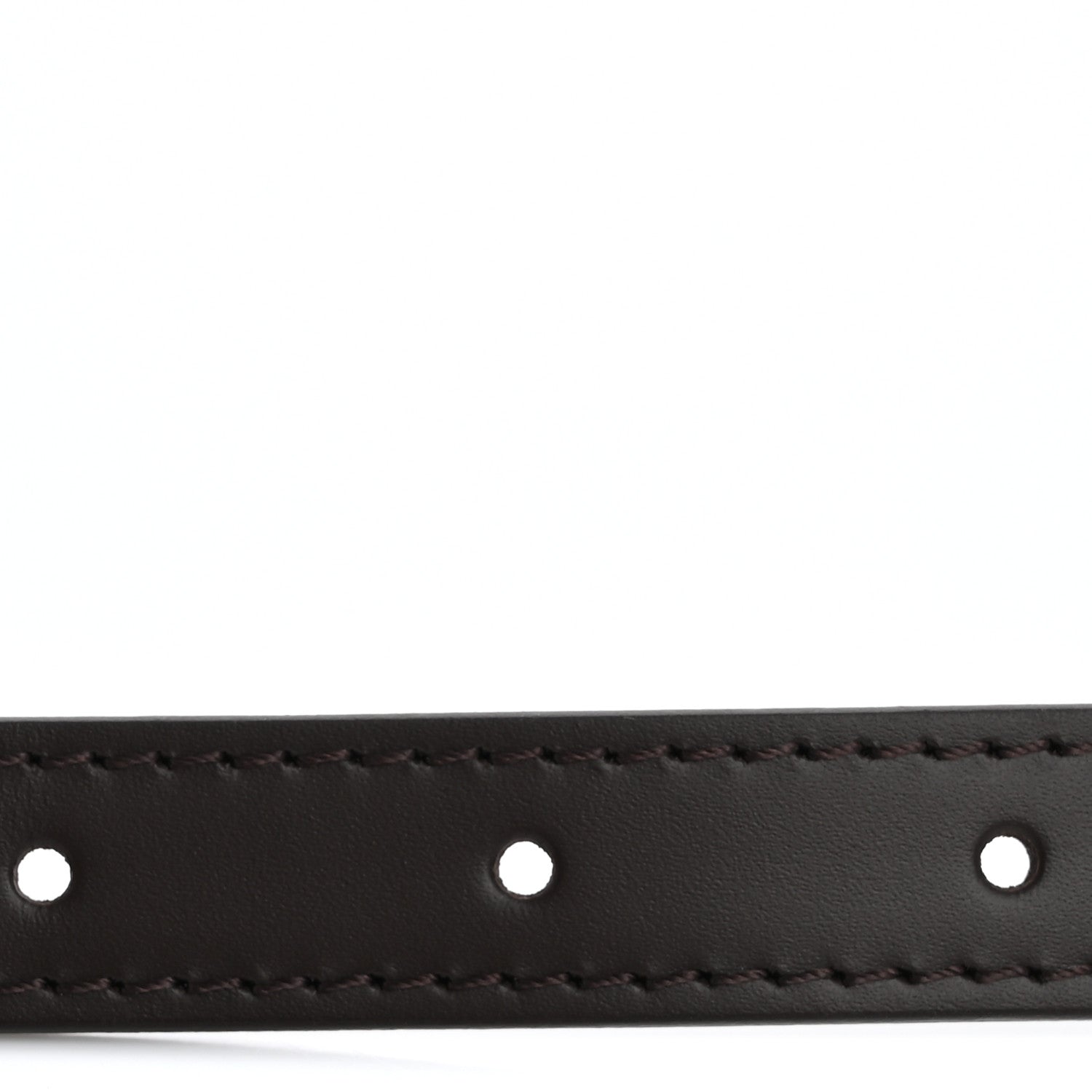 Calfskin Bandouliere Strap Extender Brown