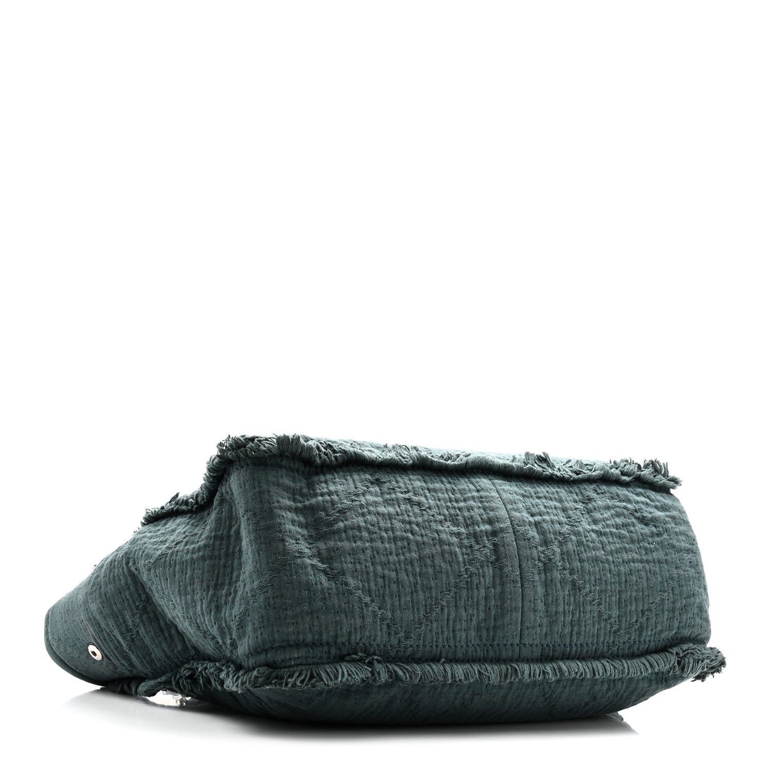 Canvas Large Double Face Shopping Tote Green