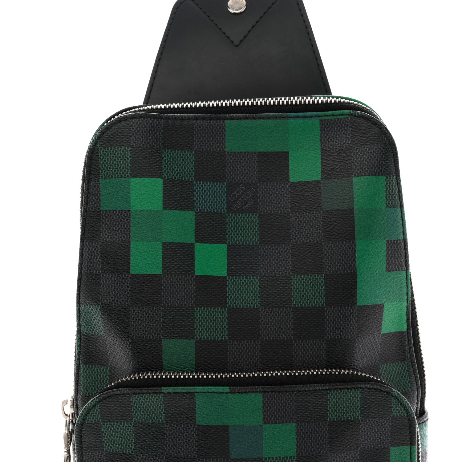 Damier Graphite Pixel Avenue Sling Backpack Vert
