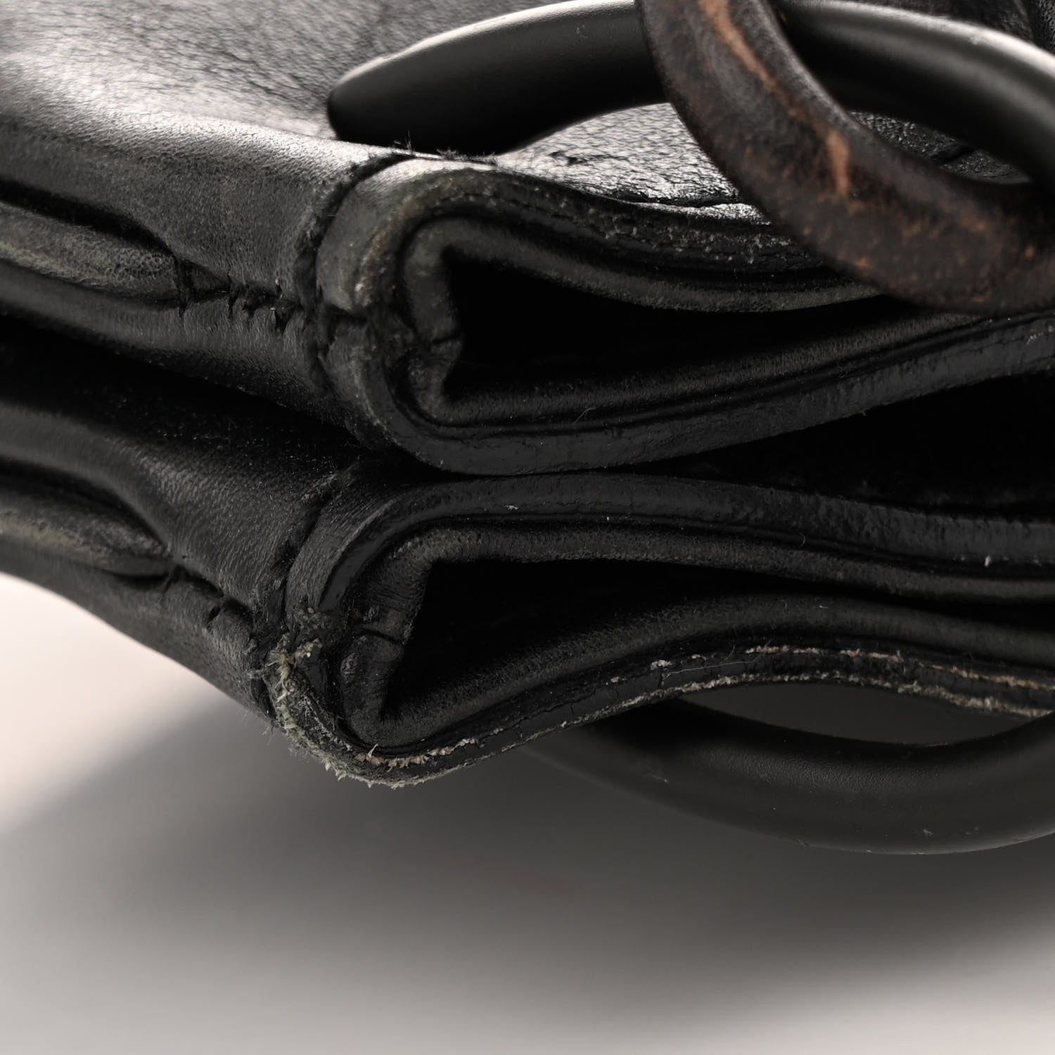 Calfskin Hobo Black