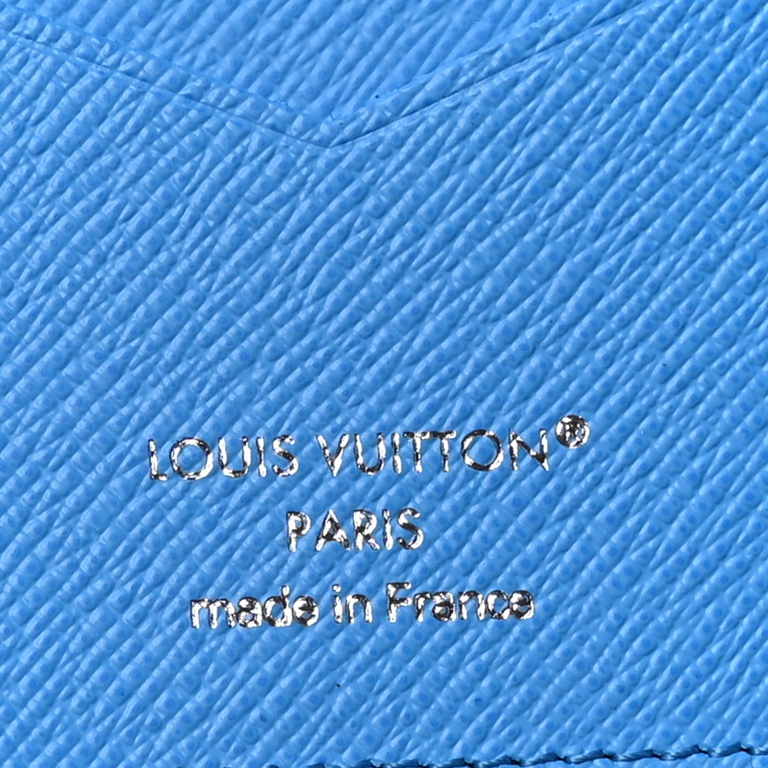 Monogram Sports Passport Cover Pool Blue