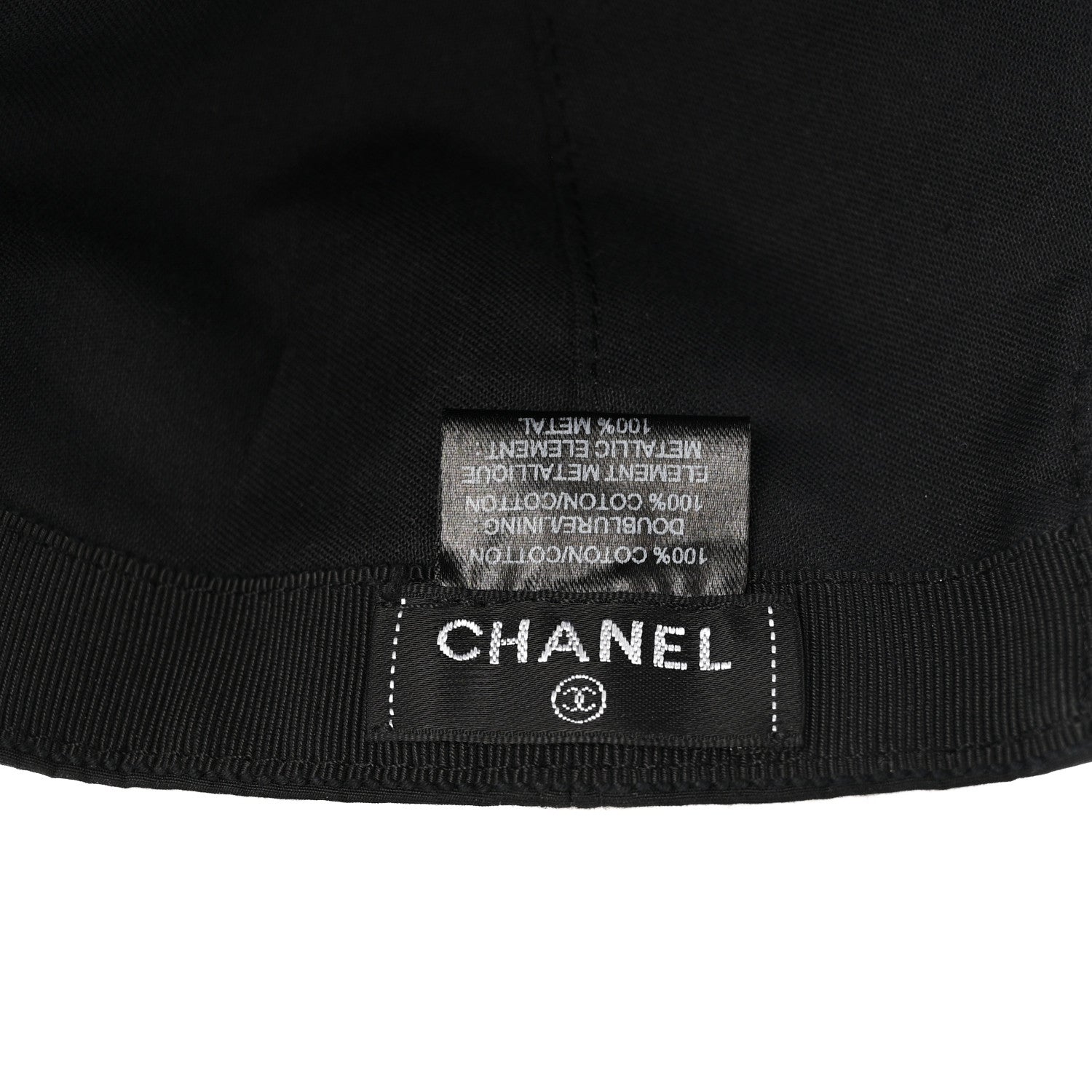 Cotton CC Cap Hat Black