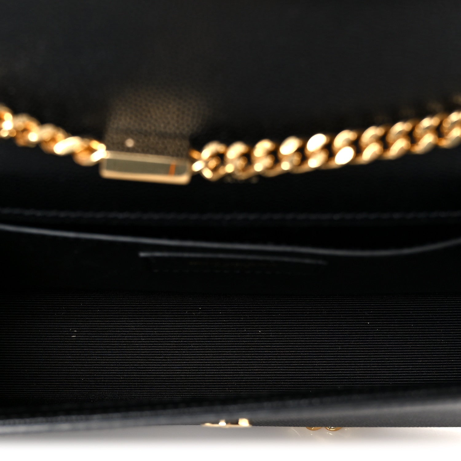 Grain De Poudre Small Monogram Kate Satchel Black