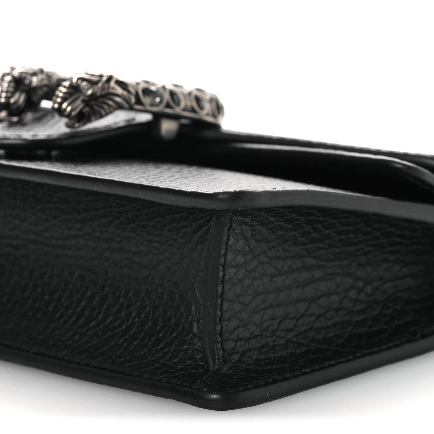 Calfskin Super Mini Dionysus Shoulder Bag Black