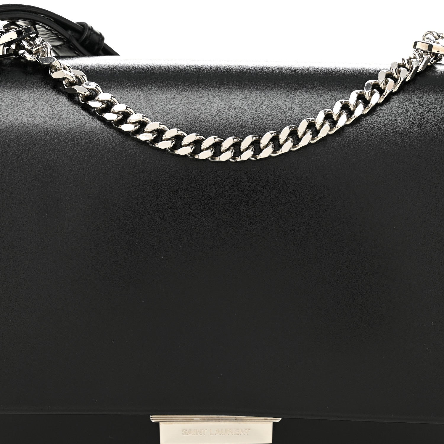 Calfskin Medium Chain Babylone Black