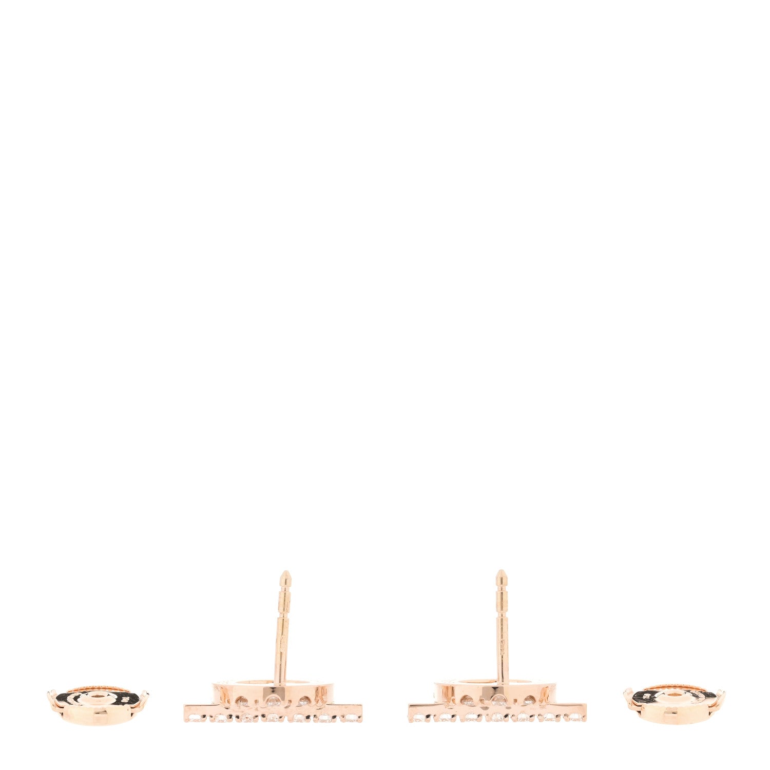 18K Rose Gold Diamond Finesse Earrings
