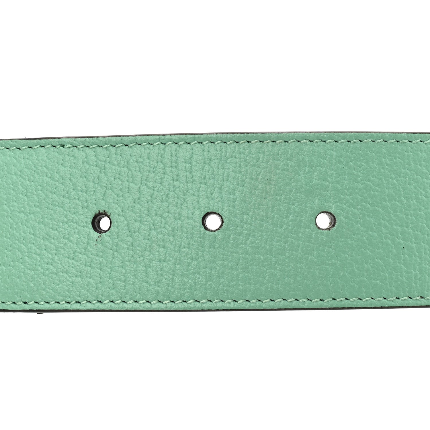 Monogram Jumbo GG Textured Dollar Calfskin Double G 75 30 Belt Mint Green
