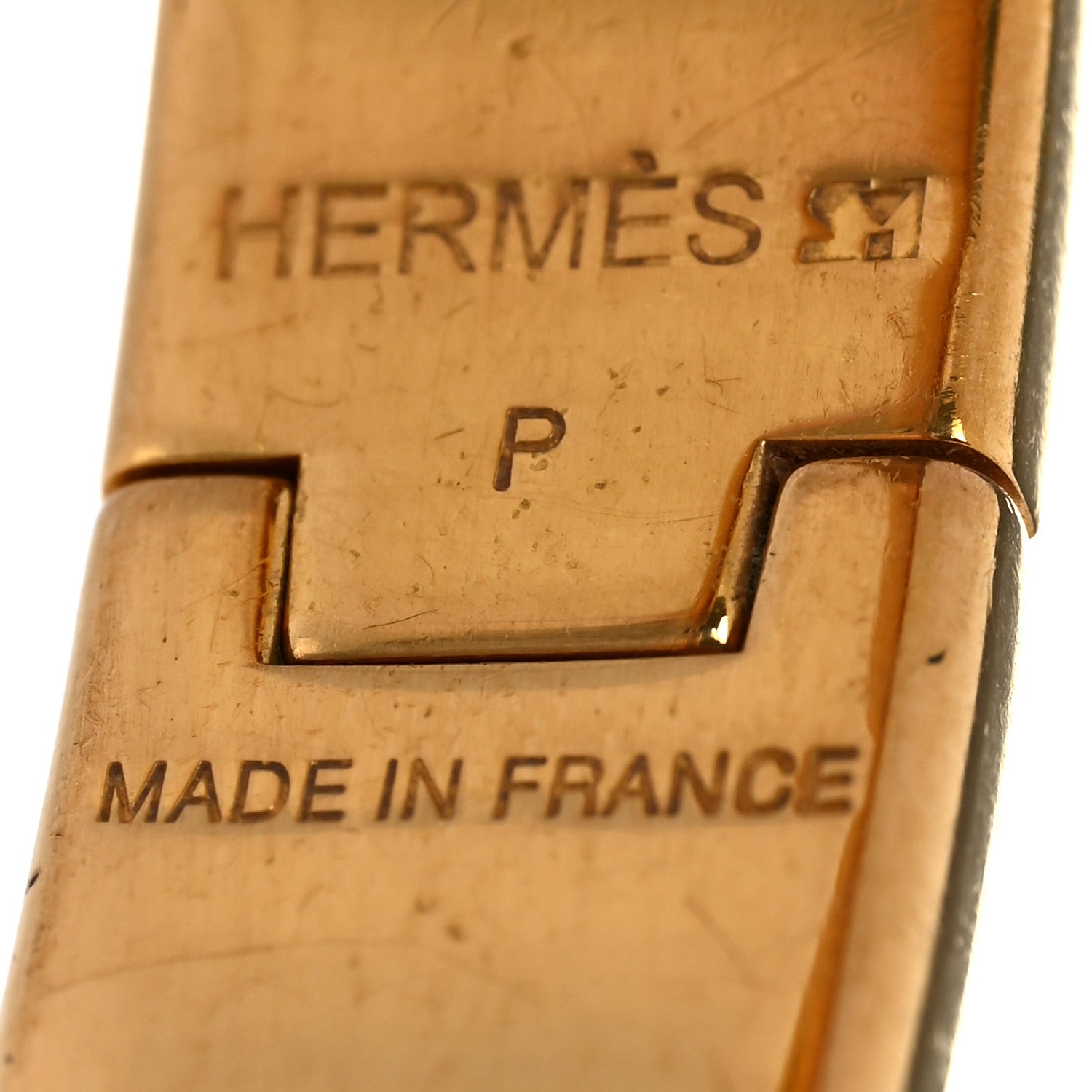 Enamel Narrow Clic Clac H Bracelet PM Black