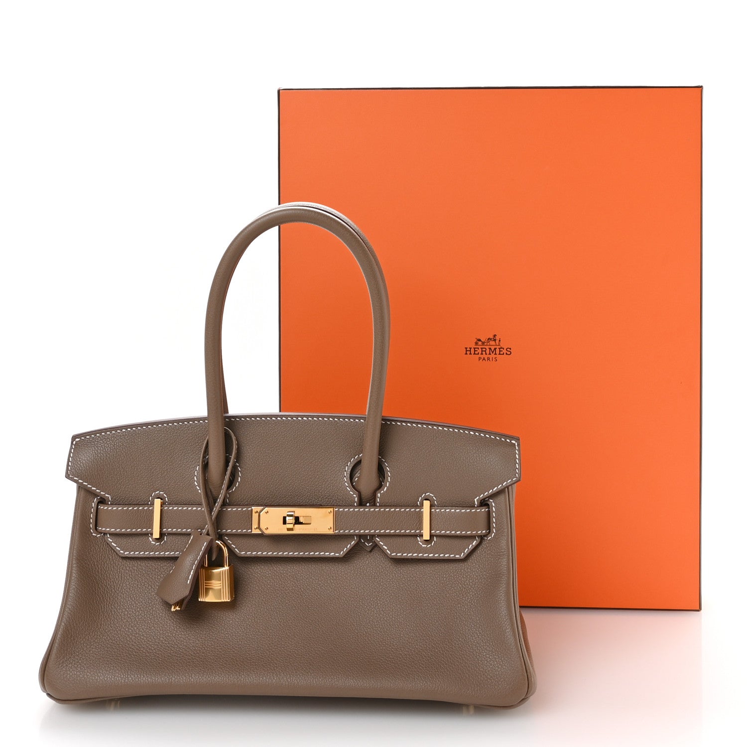 Evercolor Shoulder Birkin Light 29 Etoupe