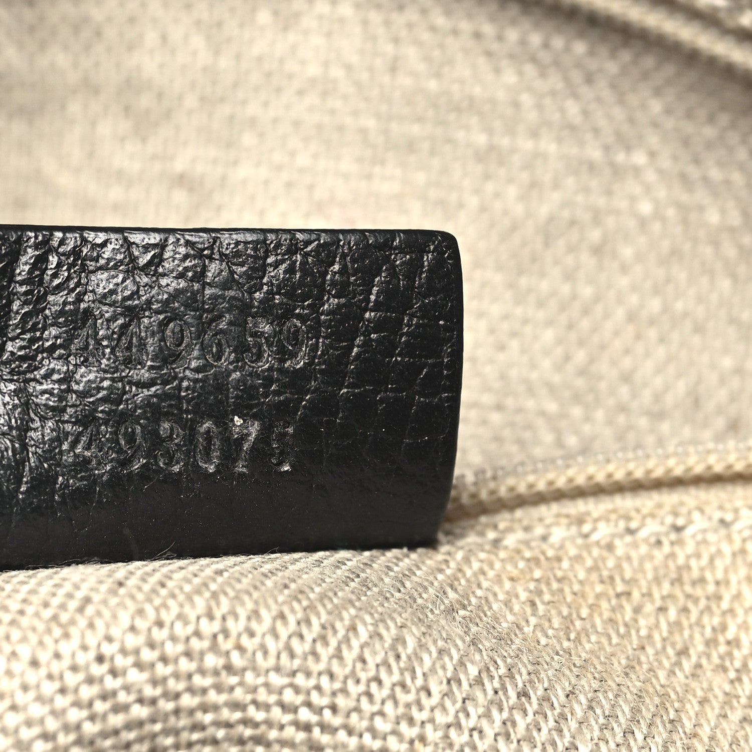 Dollar Calfskin GG Charm Satchel Black