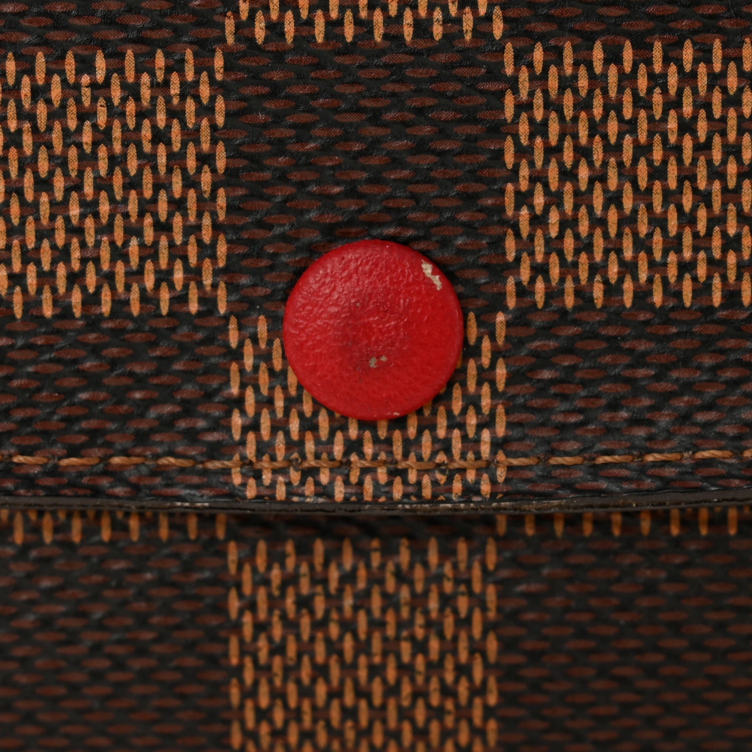 Damier Ebene Emilie Wallet Red