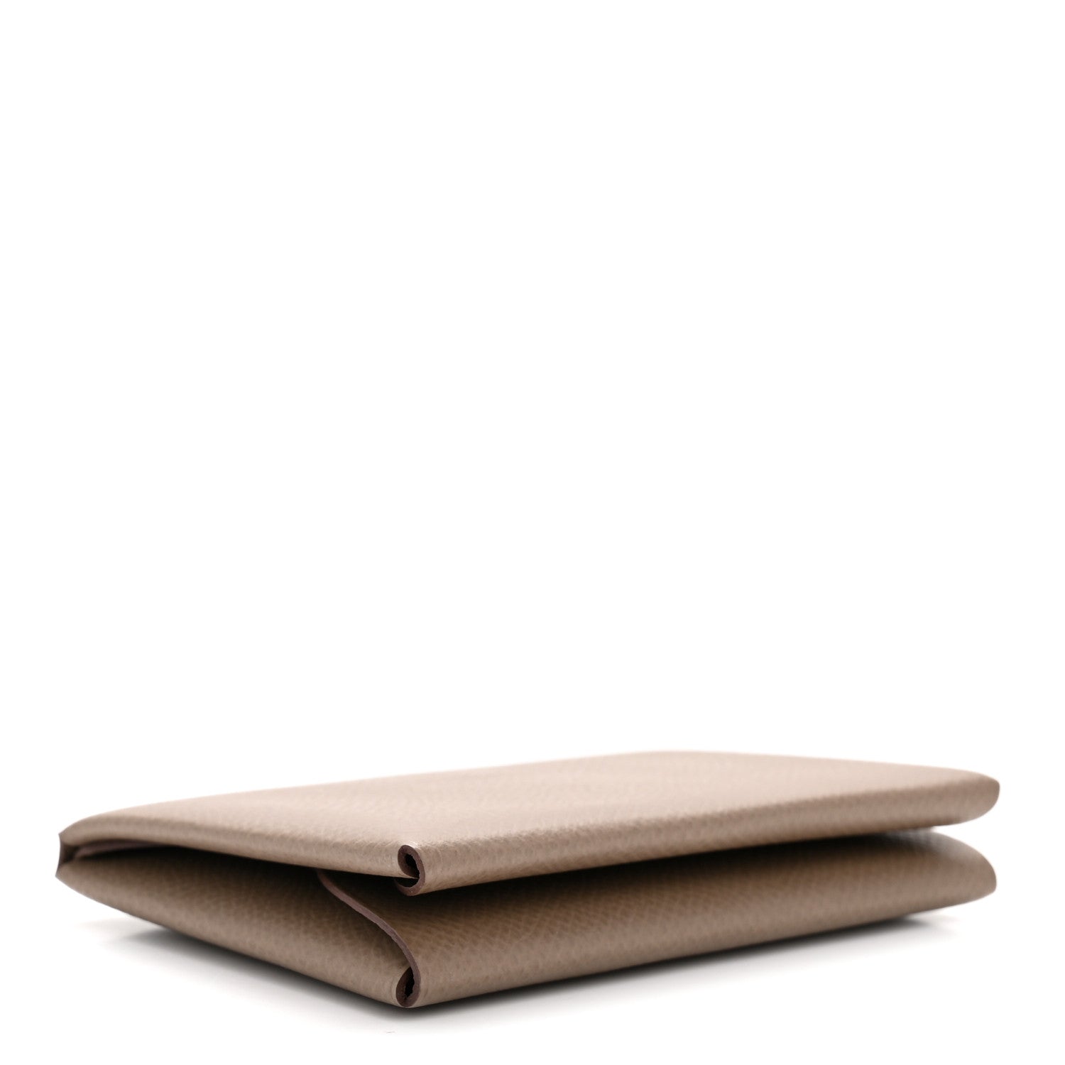 Epsom Calvi Duo Card Case Etoupe