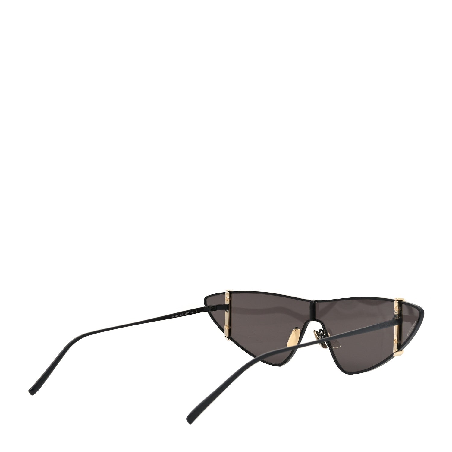 Metal Cat Eye SL536 Sunglasses Black