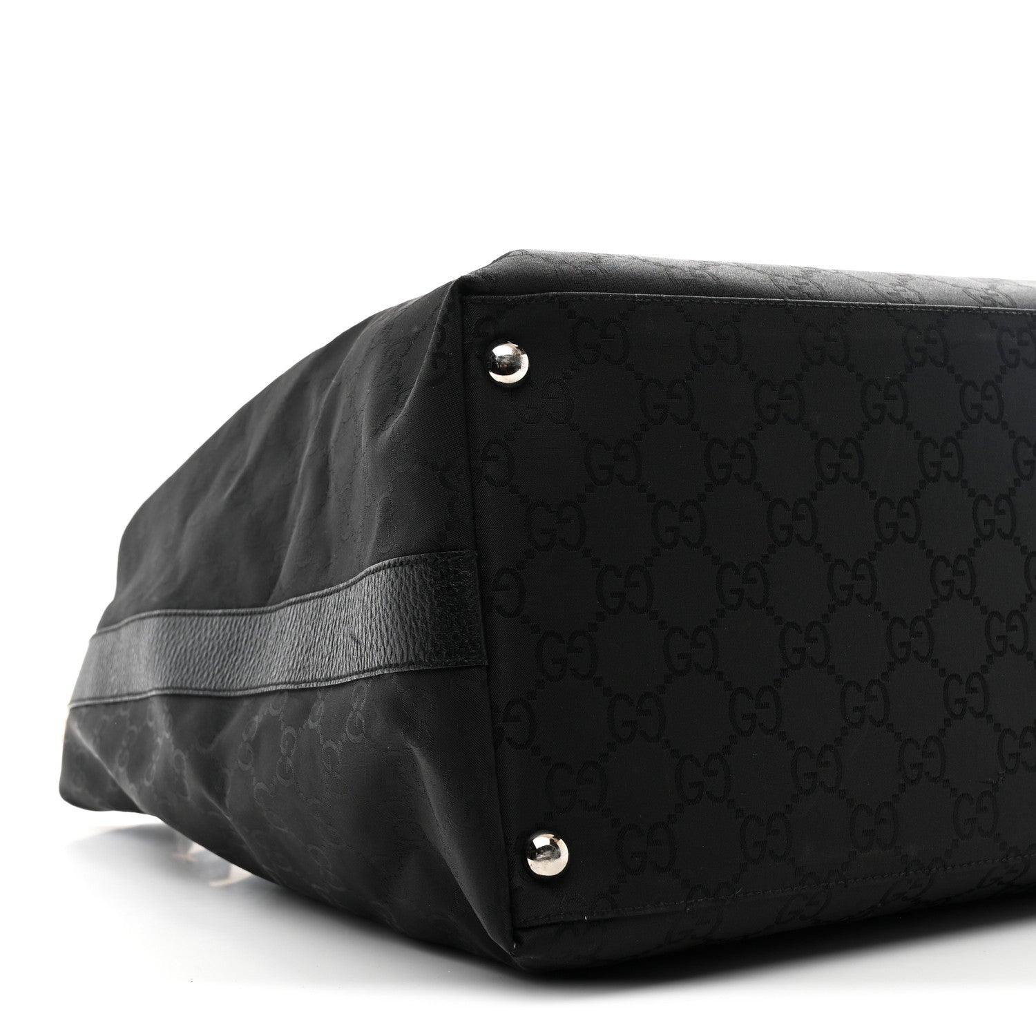 Nylon Monogram Extra Large Hobo Black