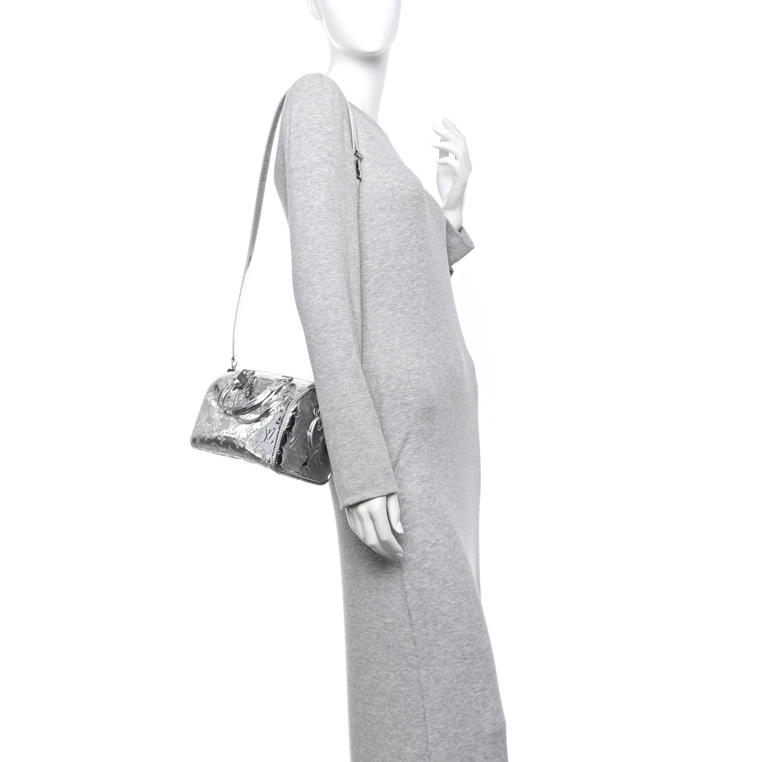 Monogram Miroir Speedy Bandouliere 20 Silver