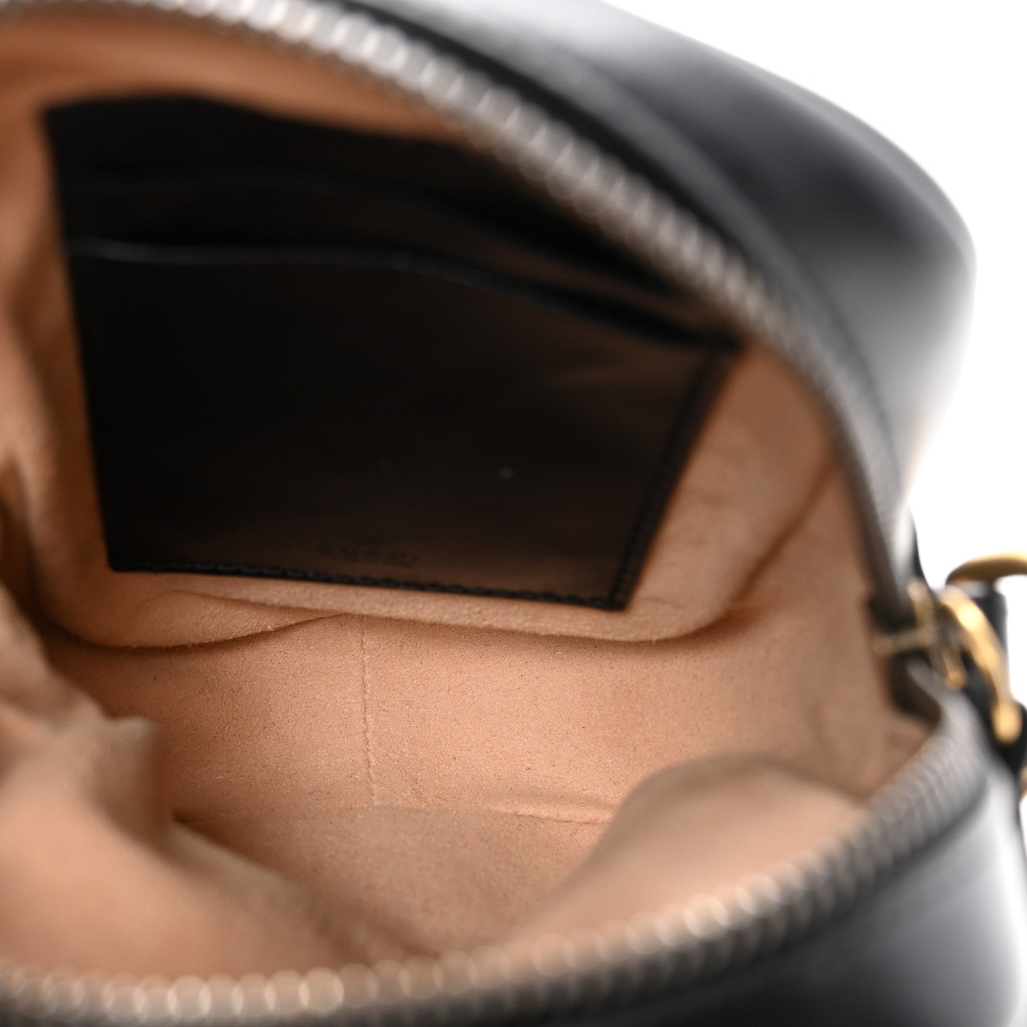 Calfskin Matelasse Mini GG Marmont Crossbody Bag Black