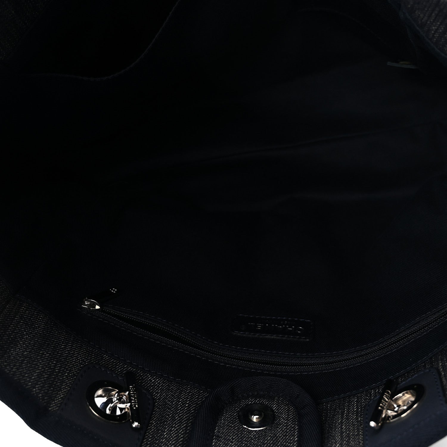 Denim Small Deauville Tote Dark Blue