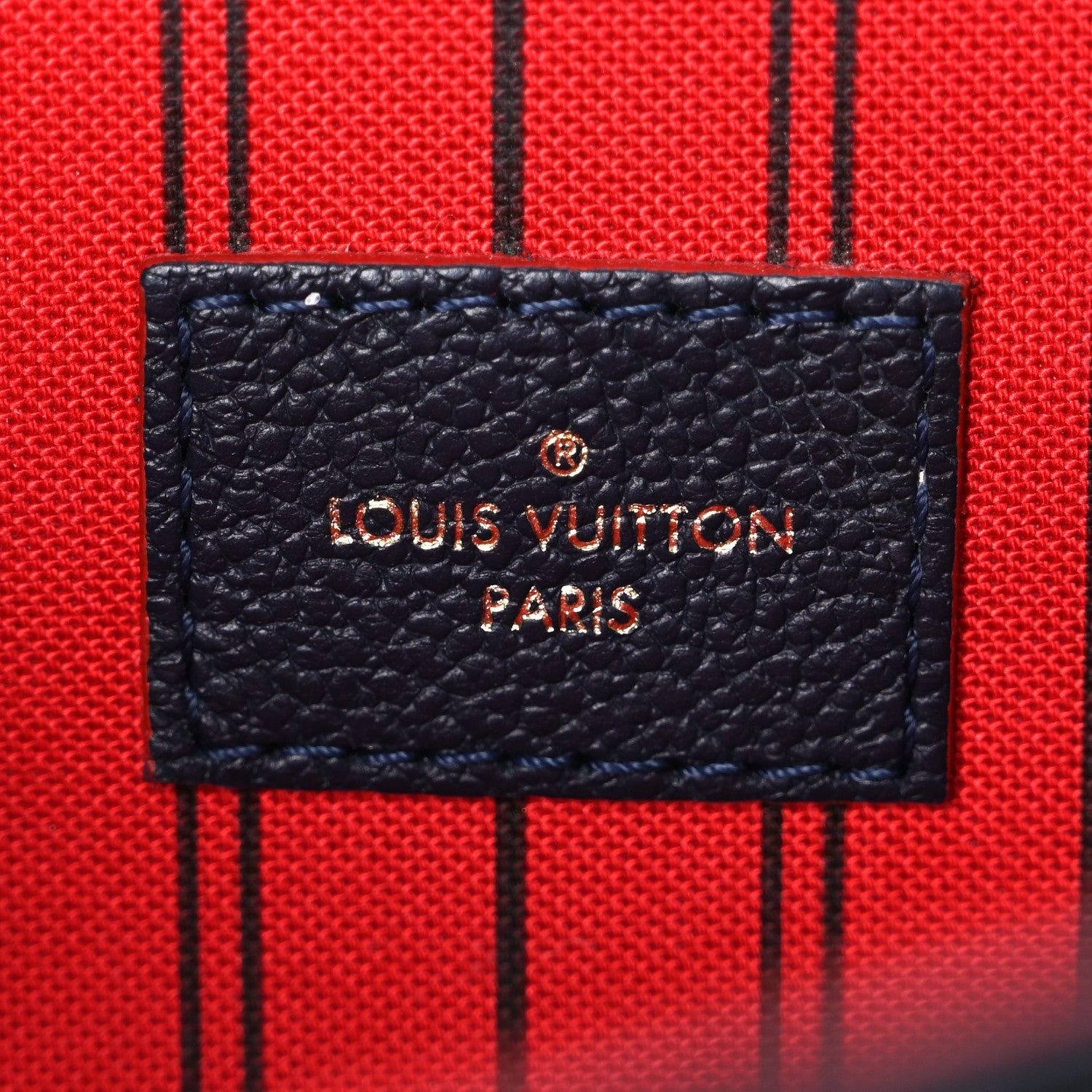 Empreinte Pochette Metis Marine Rouge