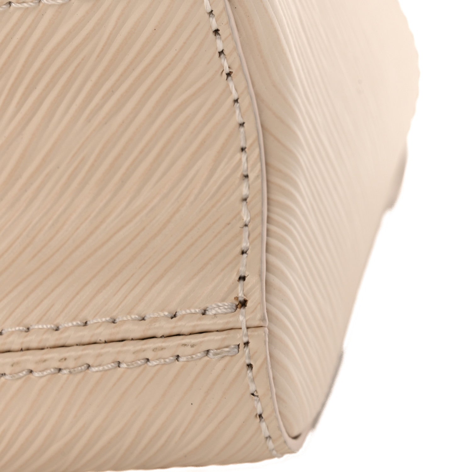Epi Twist Braided Chain Shoulder Bag PM Quartz White