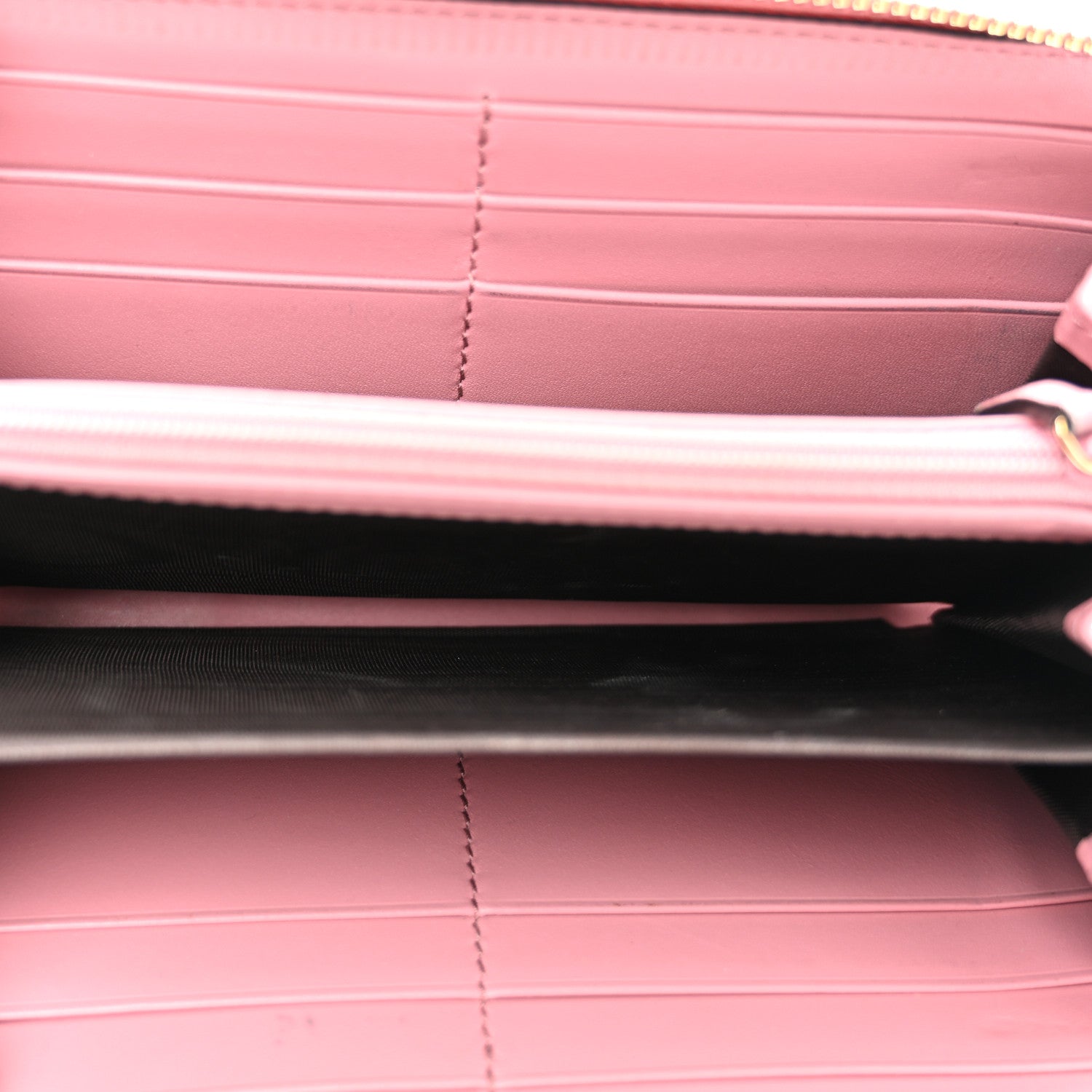 Guccissima Icon Zip Around Wallet Carmine Rose