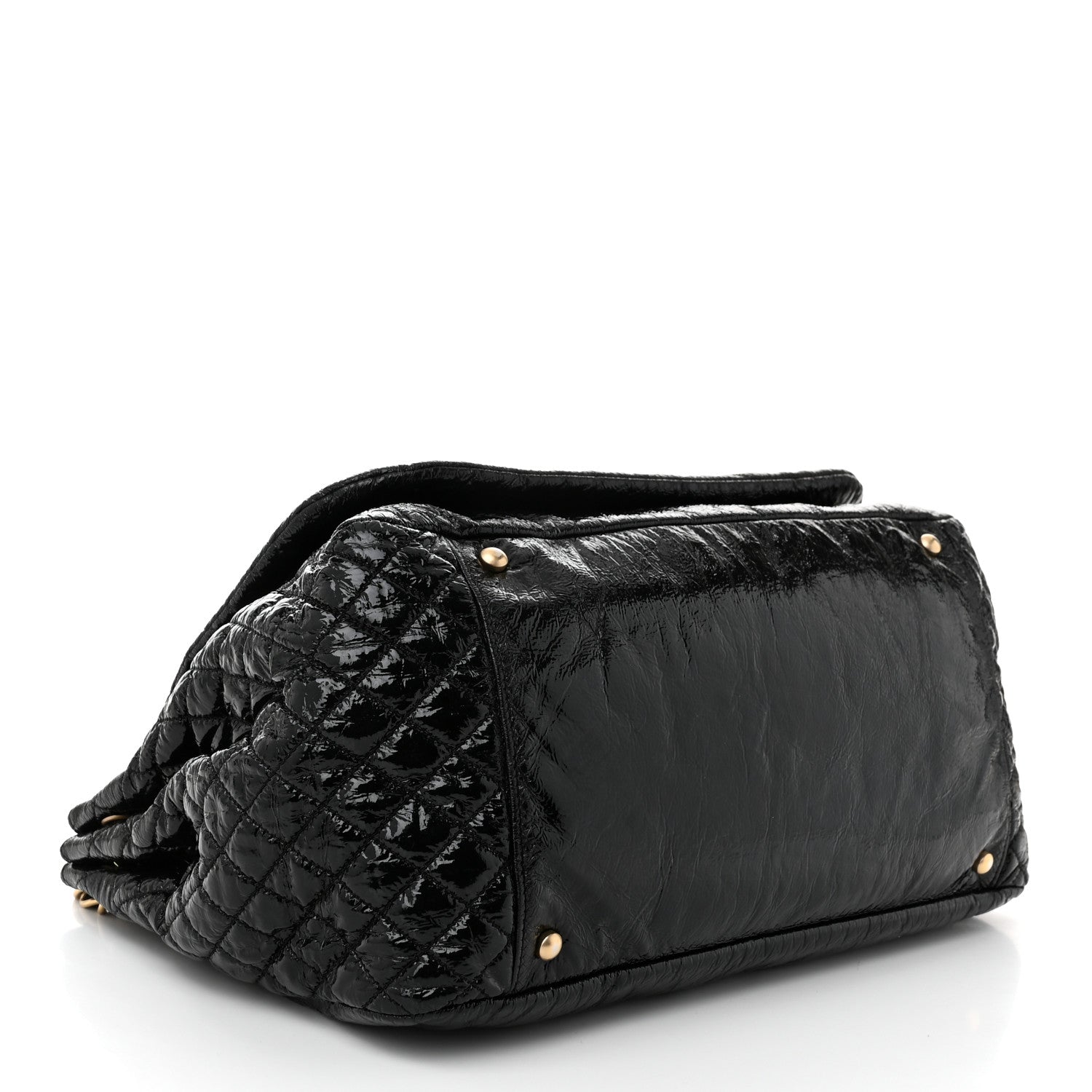 Vinyl XL Rock and Chain Flap Black
