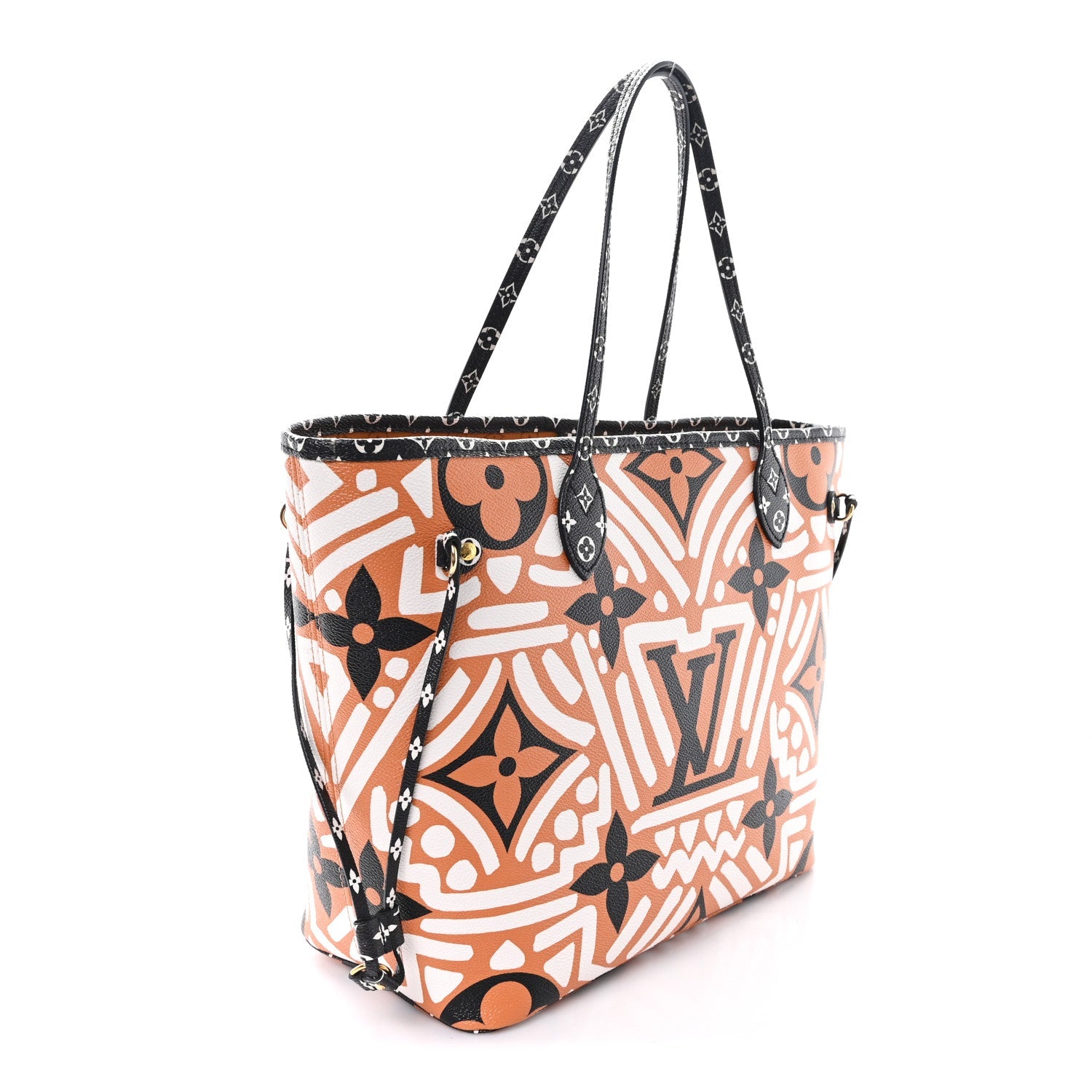 Monogram Giant Crafty Neverfull MM Creme Caramel