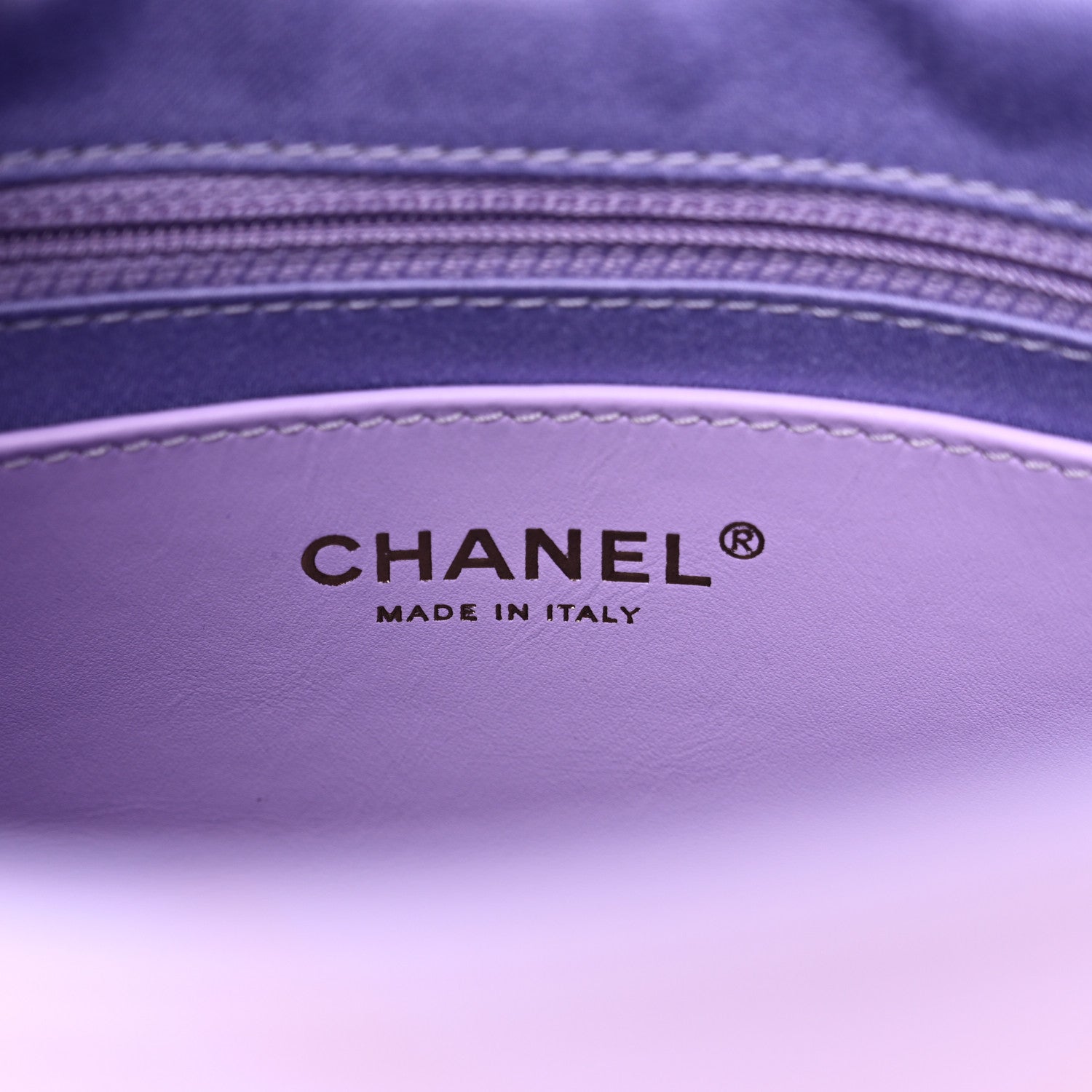 Shaded Calfskin CC Hobo Light Purple Pink Coral