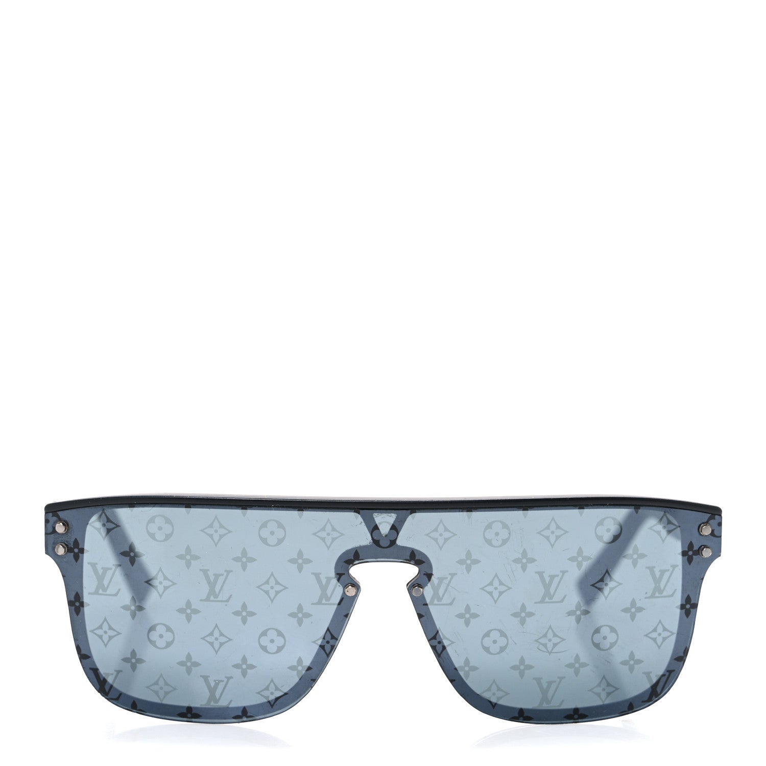 Acetate LV Waimea Square Sunglasses Z1082W Black