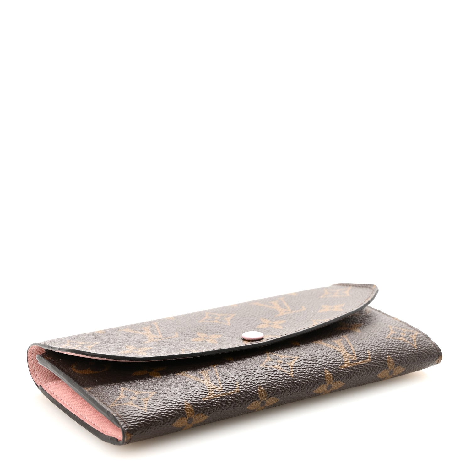 Monogram Emilie Wallet Rose Ballerine