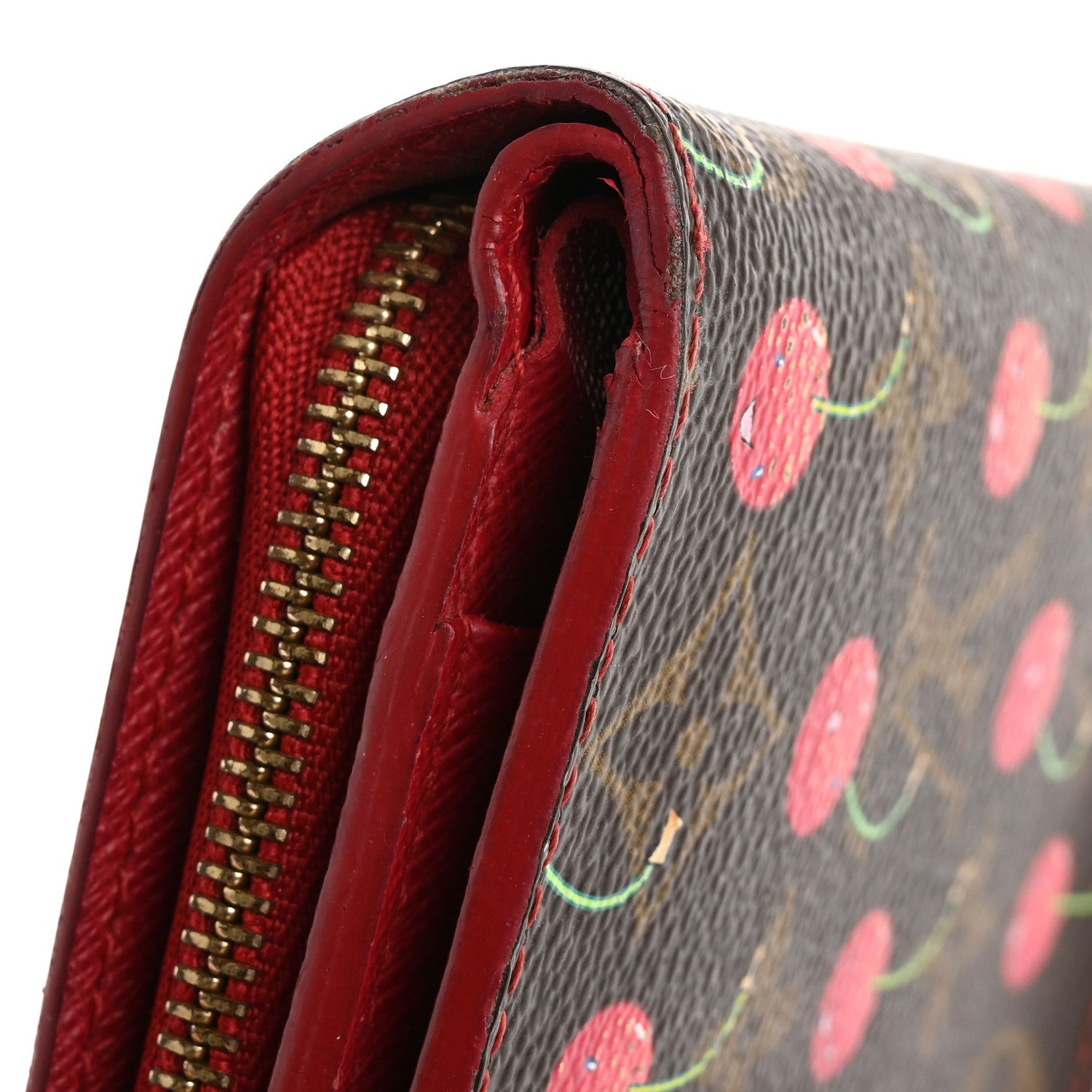 Monogram Cerises Compact Zippe Wallet