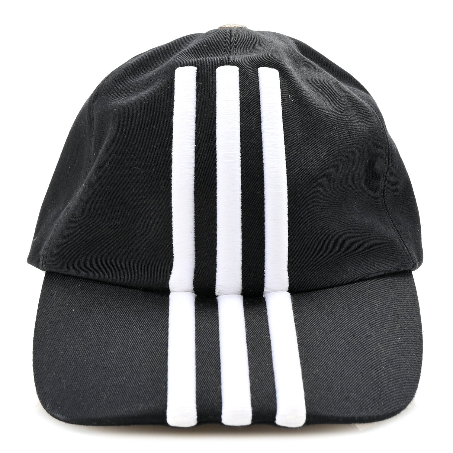 X ADIDAS GG Supreme Monogram Double Sided Baseball Hat M Beige Ebony Black
